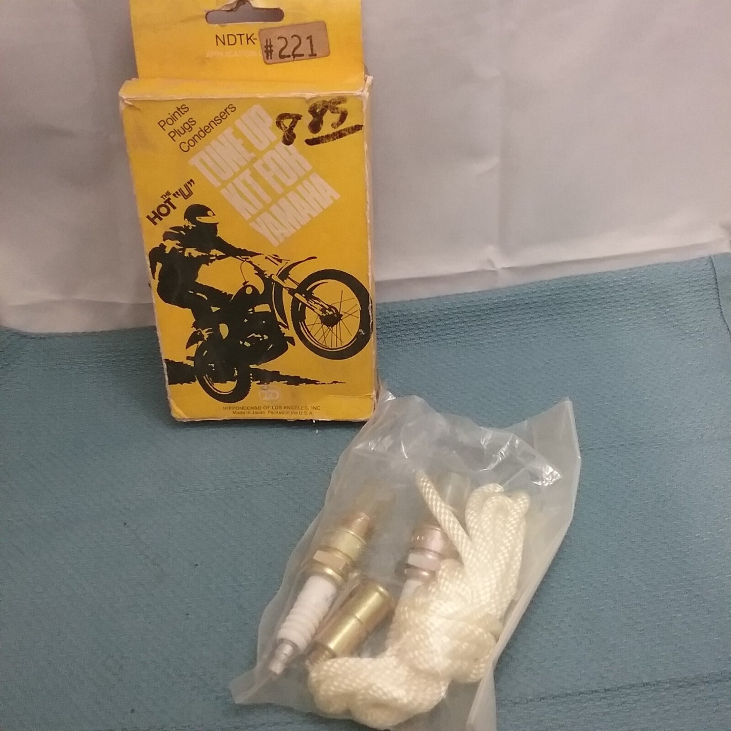 NEW NIPPONDENSO NDTK 221 POINTS PLUGS CONDENSERS TUNE UP KIT FOR YAMAHA