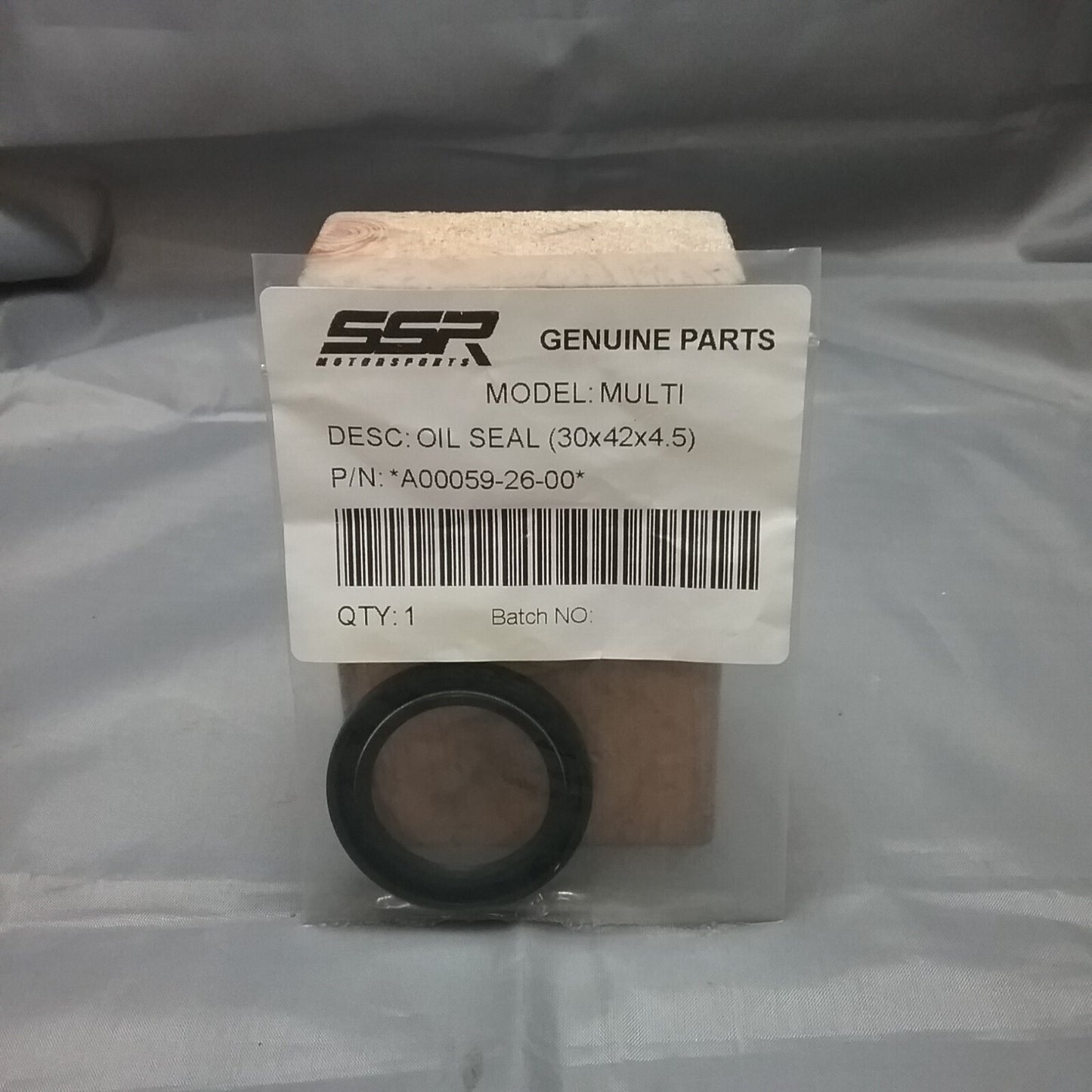 NEW SSR A00059-26-00 STATOR PLATE SEAL (30X42X4.5) LAZOR 5