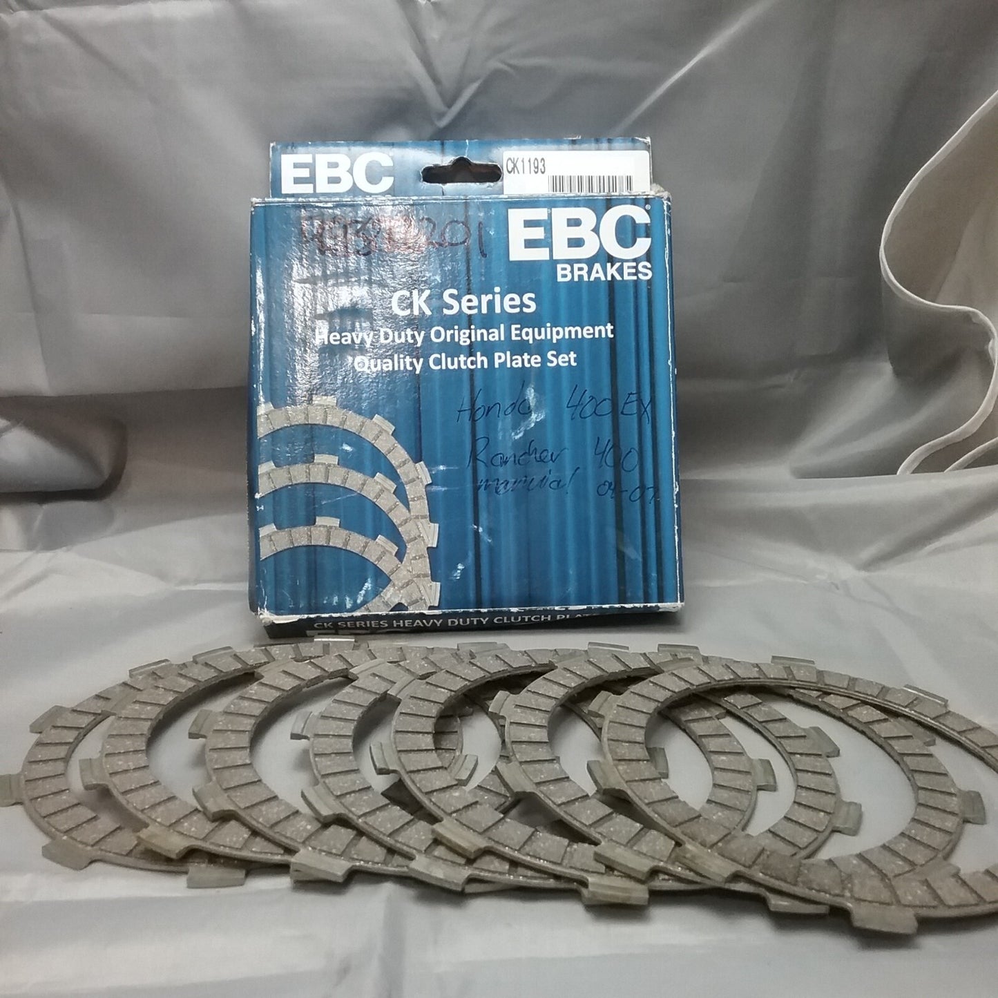 NEW EBC BRAKES CK1193 MOTORCYCLE CK SERIES HEAVY DUTY CLUTCH PLATE SET
