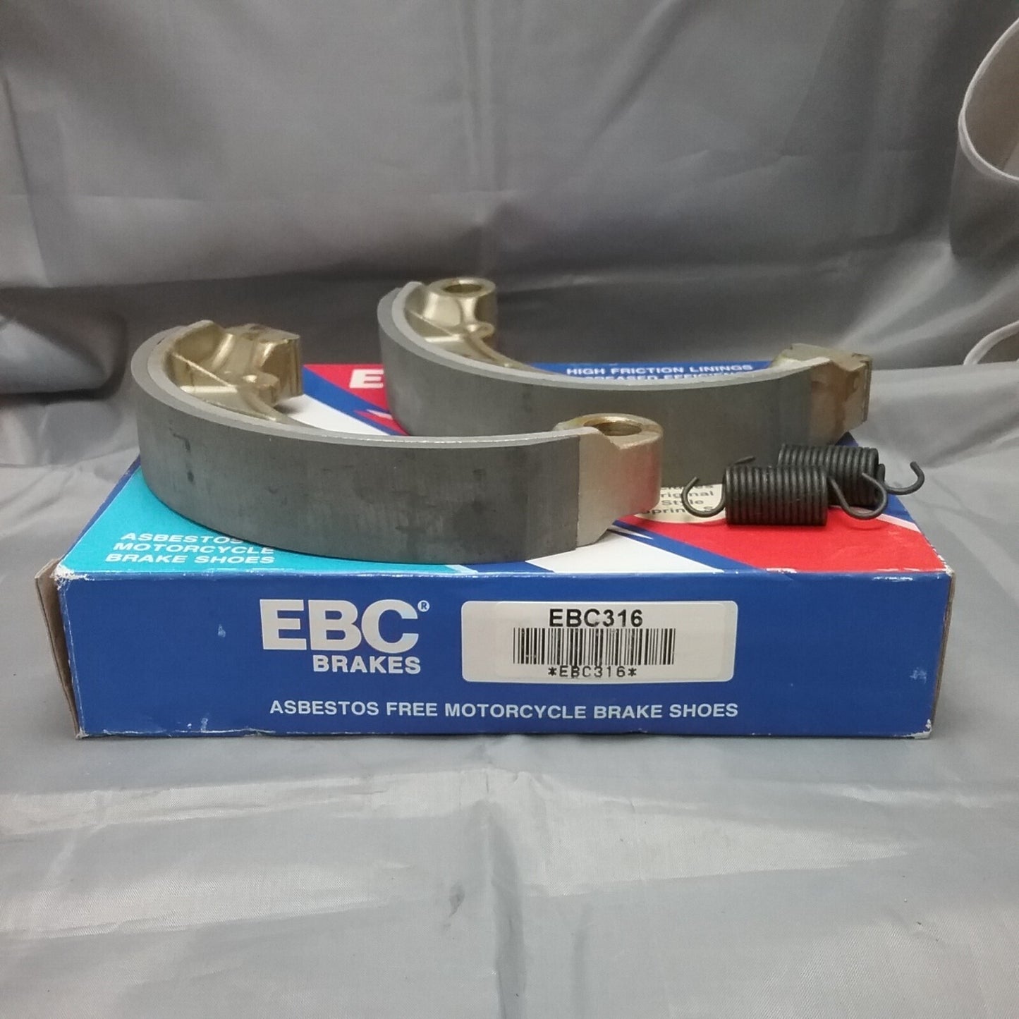NEW EBC BRAKES EBC316 REPLACEMENT BRAKE SHOES WITH SPRINGS