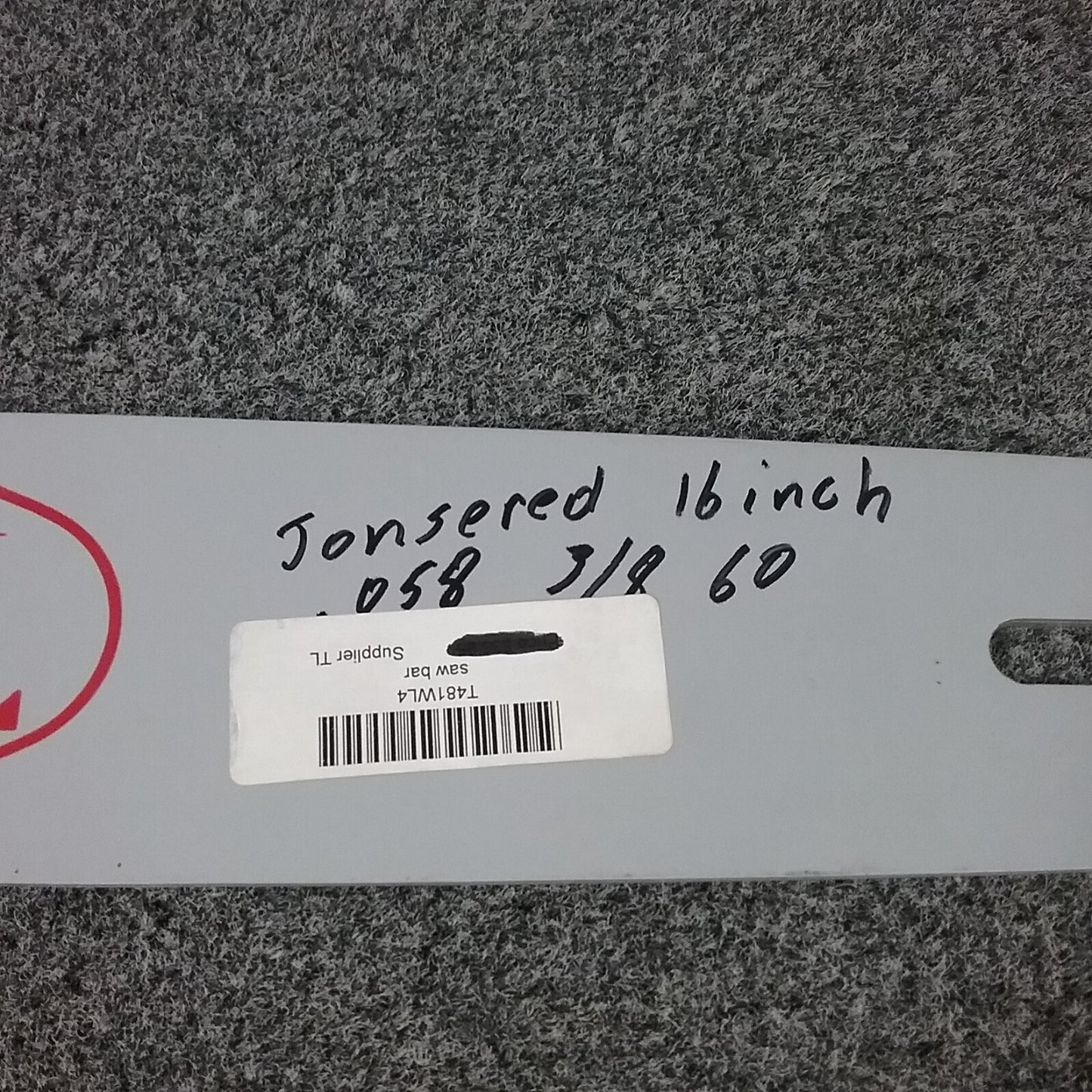 NEW TSUMURA T481Wl4 14" TOTAL SUPER BAR CHAINSAW GUIDE BAR .058-3/8-60DL