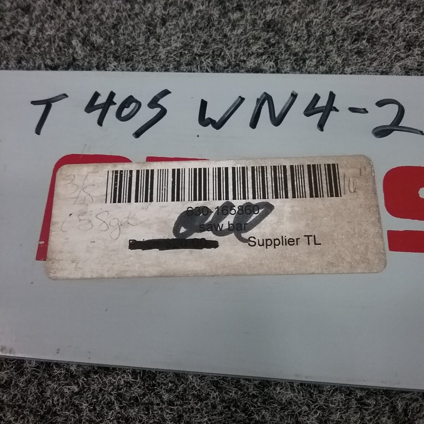 NEW JONSERED 360-165860 14" CHAINSAW GUIDE BAR TIP WINDSOR STA-375-3/8P