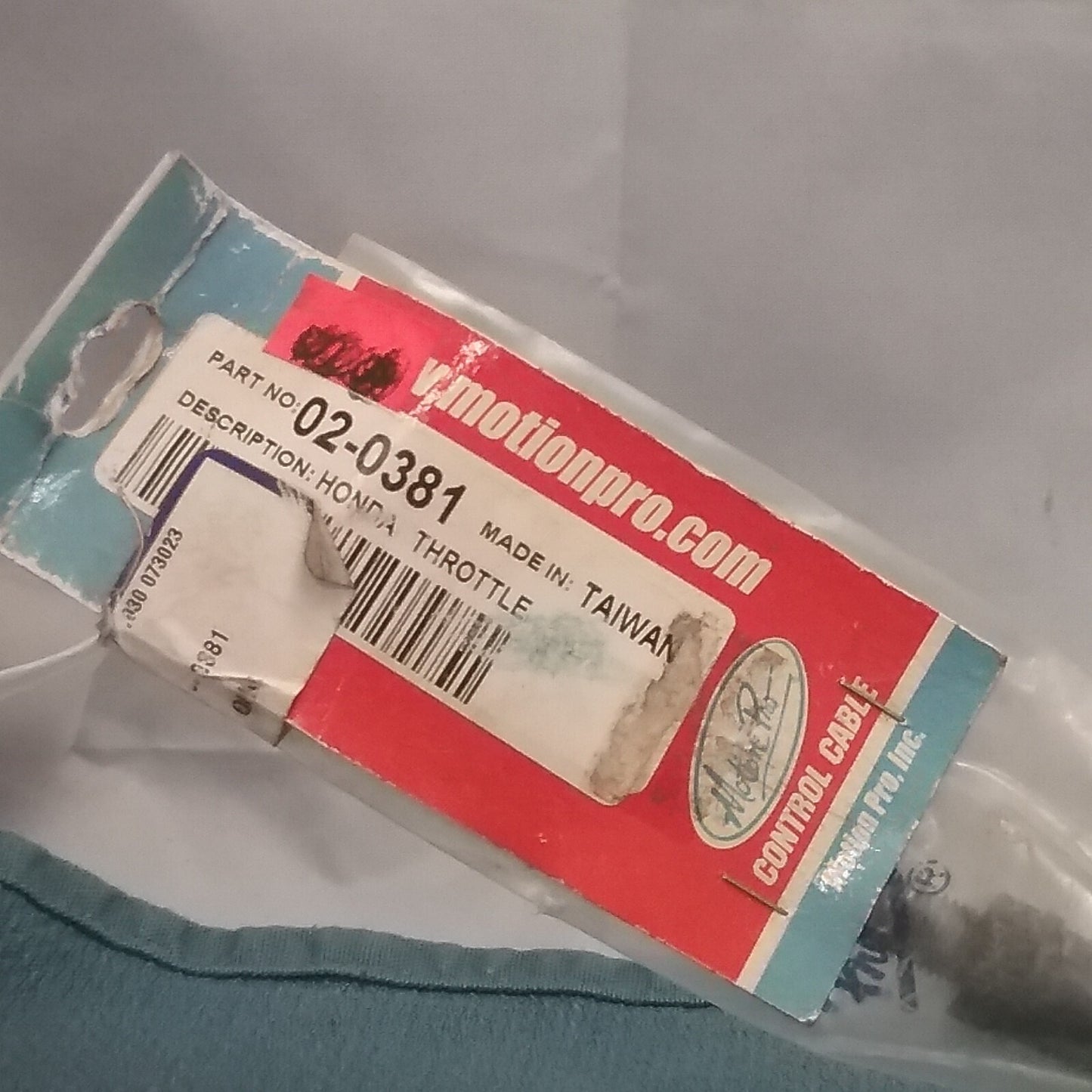 NEW MOTION PRO 02-0381 THROTTLE CABLE REPLACES HONDA