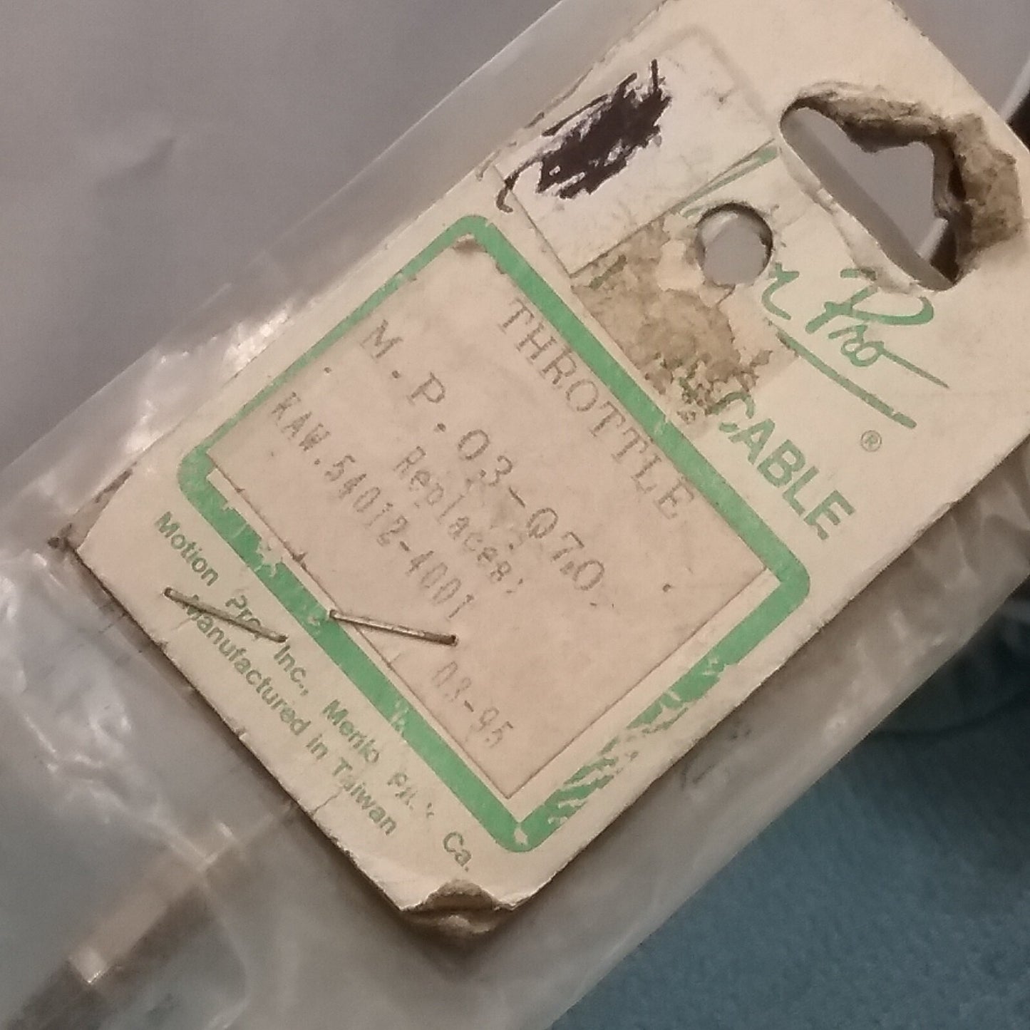 NEW MOTION PRO 03-070 THROTTLE CABLE REPLACES KAWASAKI 54012-4001