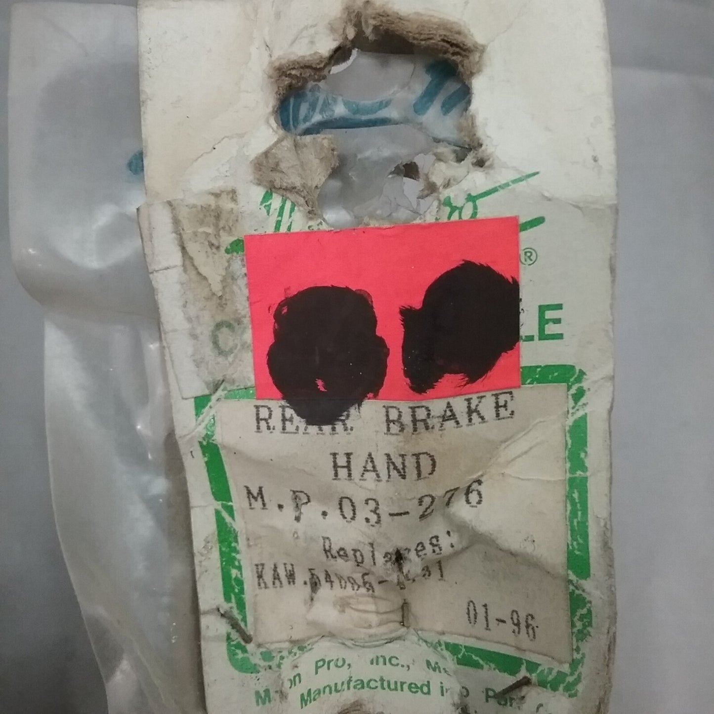 NEW MOTION PRO 03-0276 REAR HAND BRAKE CABLE, REPLACES KAWASAKI 54005-1131