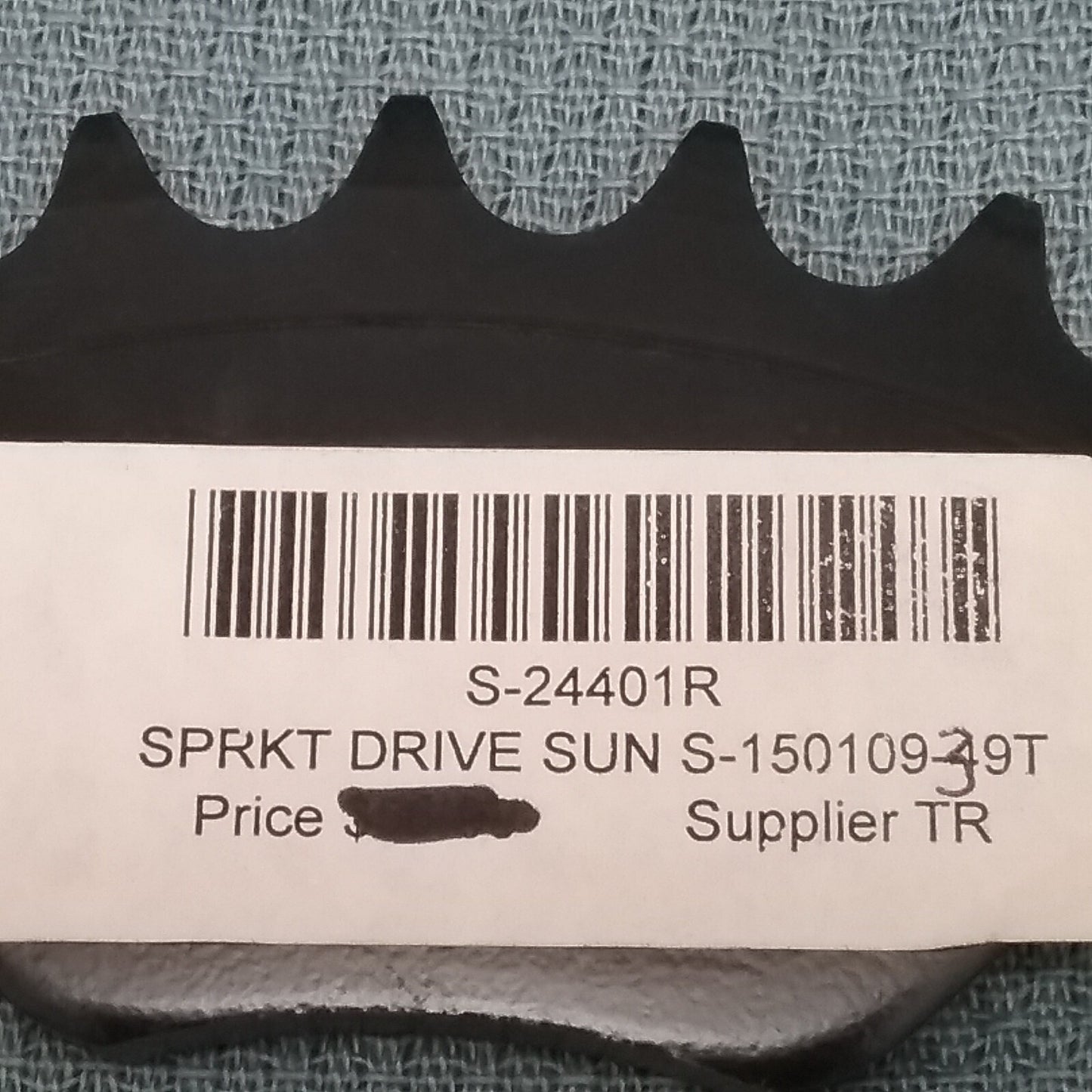 NEW SUNSTAR S-24401R STEEL SPROCKET, BLACK