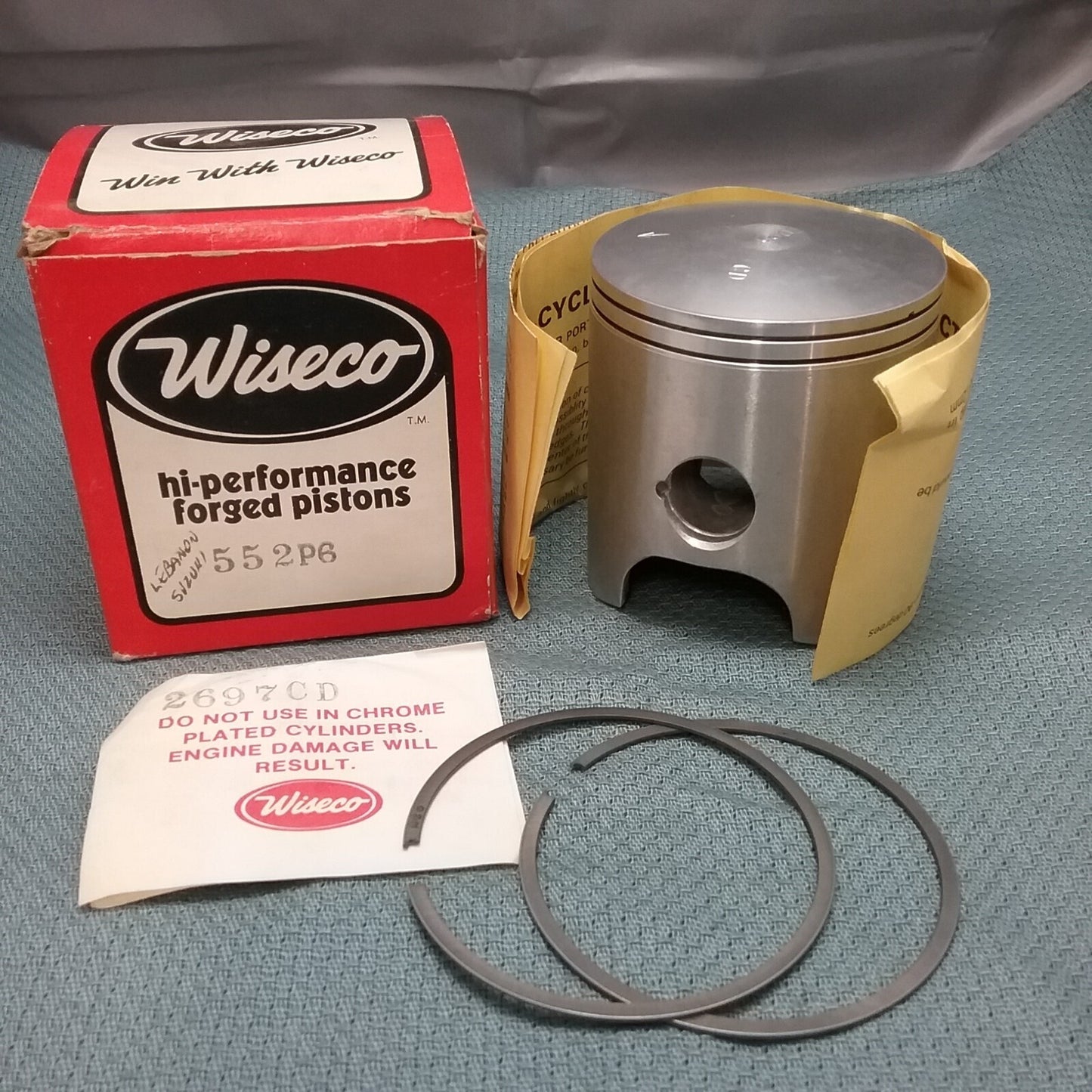 NEW WISECO 552P6 PISTON AND RINGS