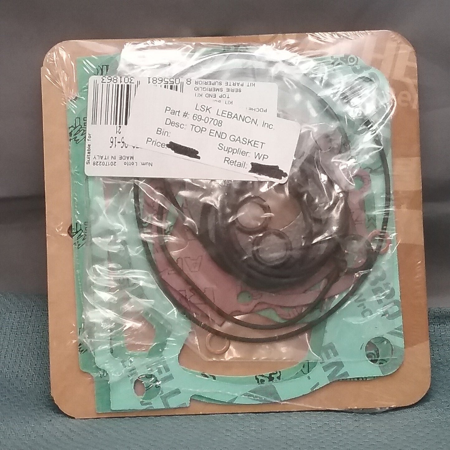 NEW WPS 69-0708 TOP END GASKET