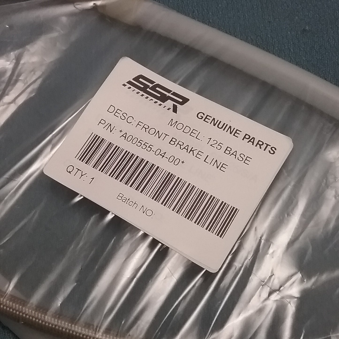 NEW SSR A00555-04-00 FRONT BRAKE LINE