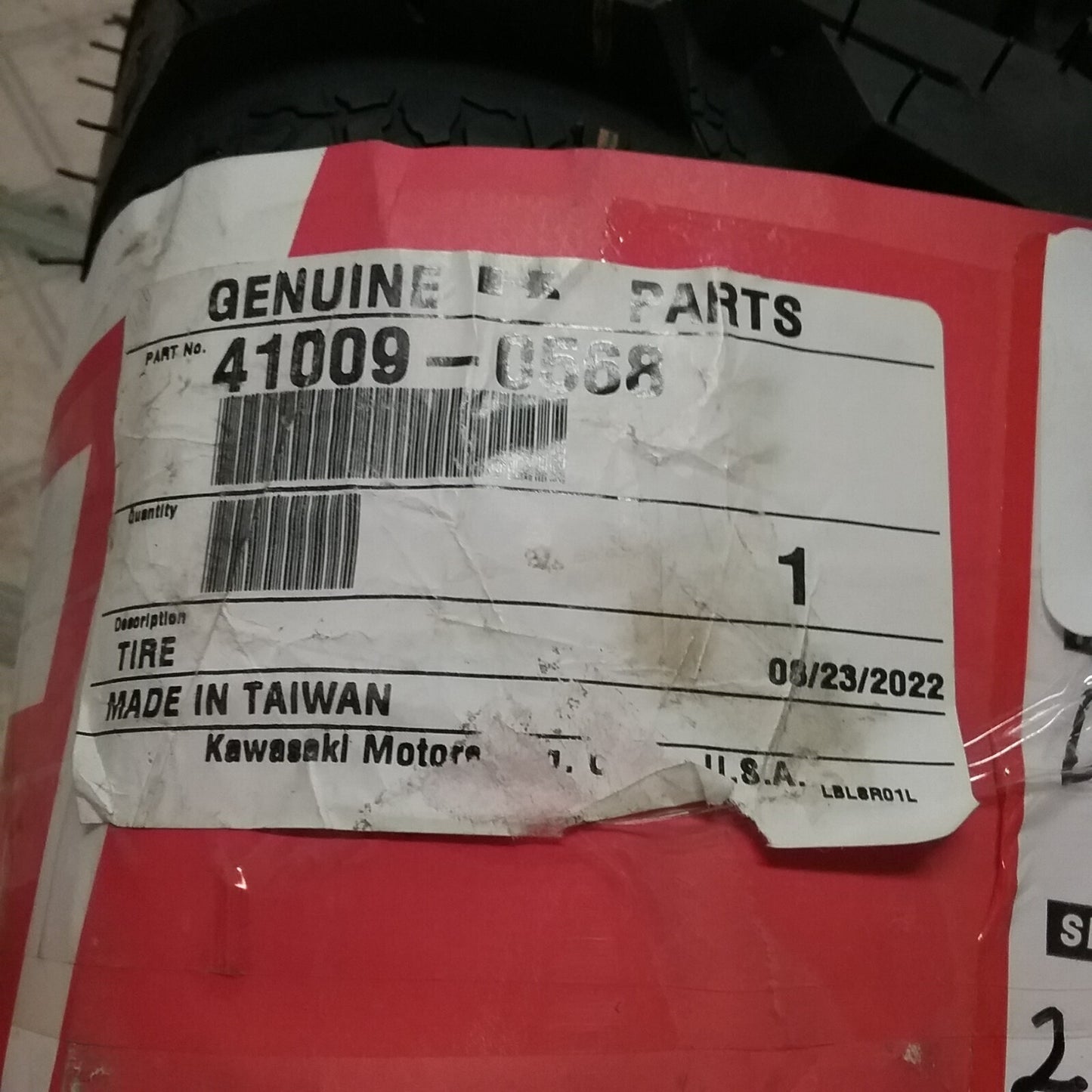 NEW GENUINE KAWASAKI 41009-0568 DURO FRONTIER UTV RADIAL TIRE 26X11.00-R12