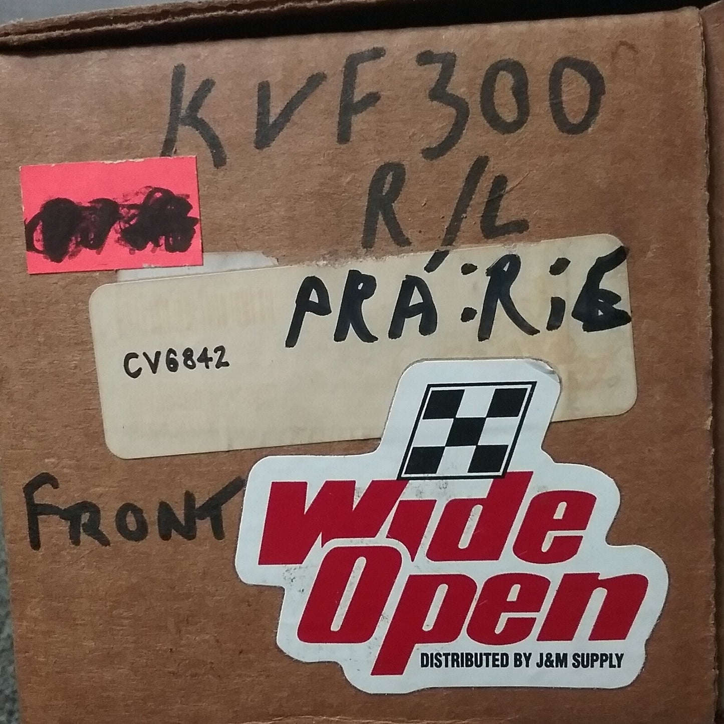NEW WIDE OPEN CV6842 KVF 300 PRAIRIE OUTBOARD HALF SHAFT