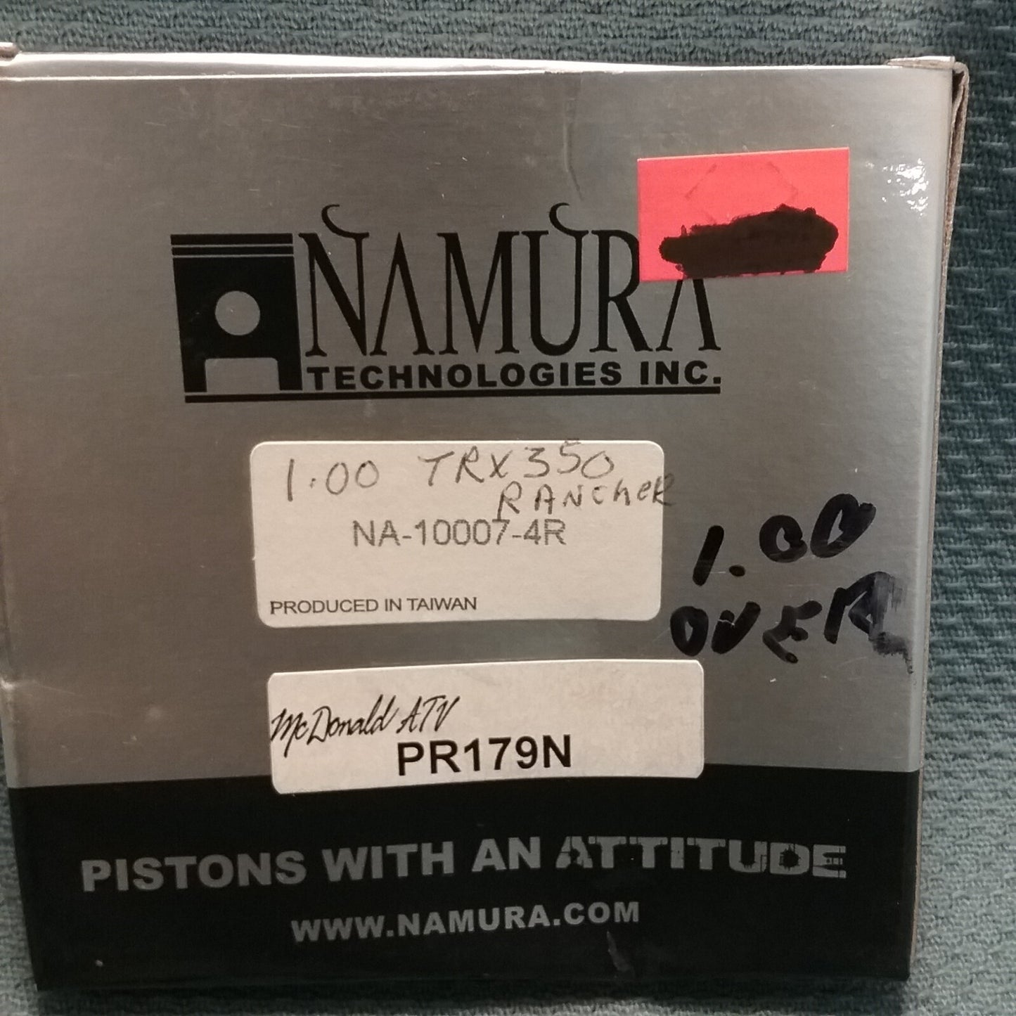 NEW NAMURA NA-10007-4R Piston Ring Set 79.46mm 1.00 HONDA TRX350 00-06