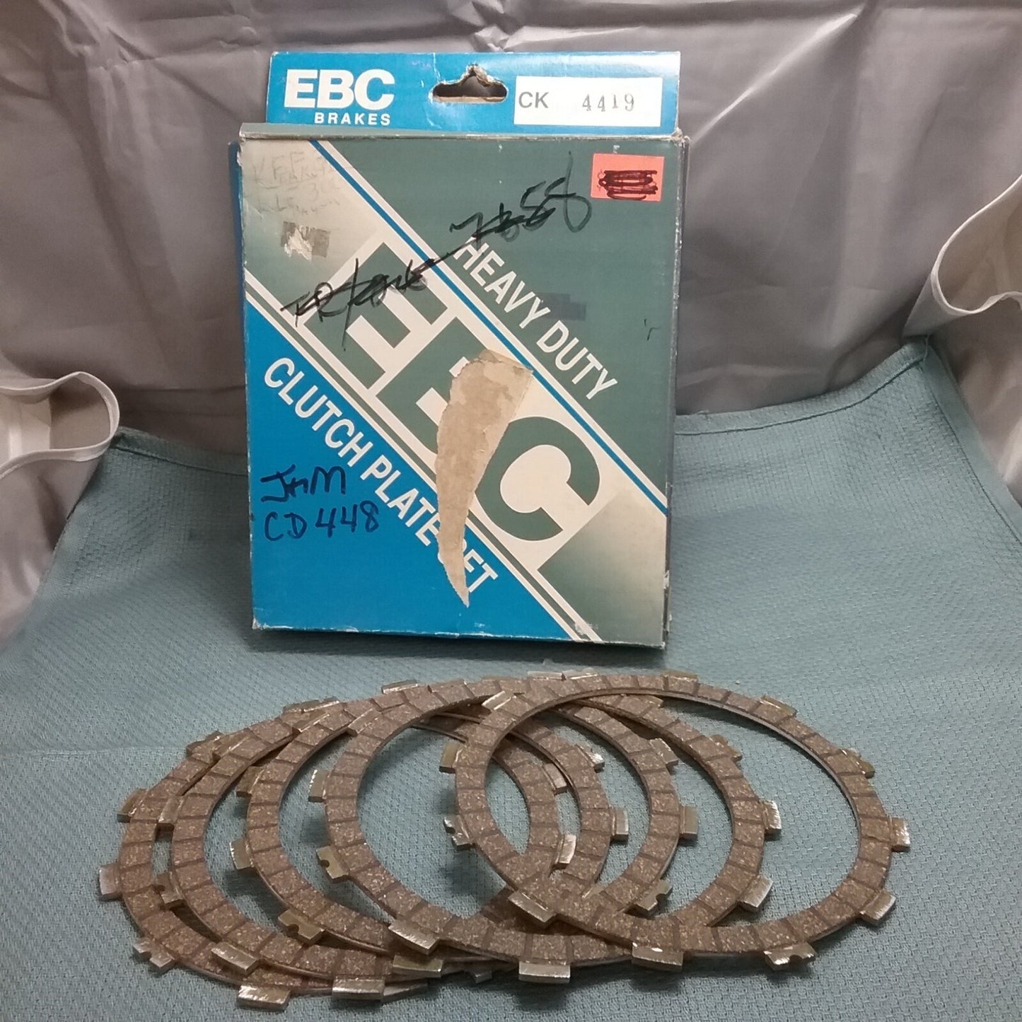 NEW EBC CK4419 HEAVY DUTY CLUTCH PLATE SET