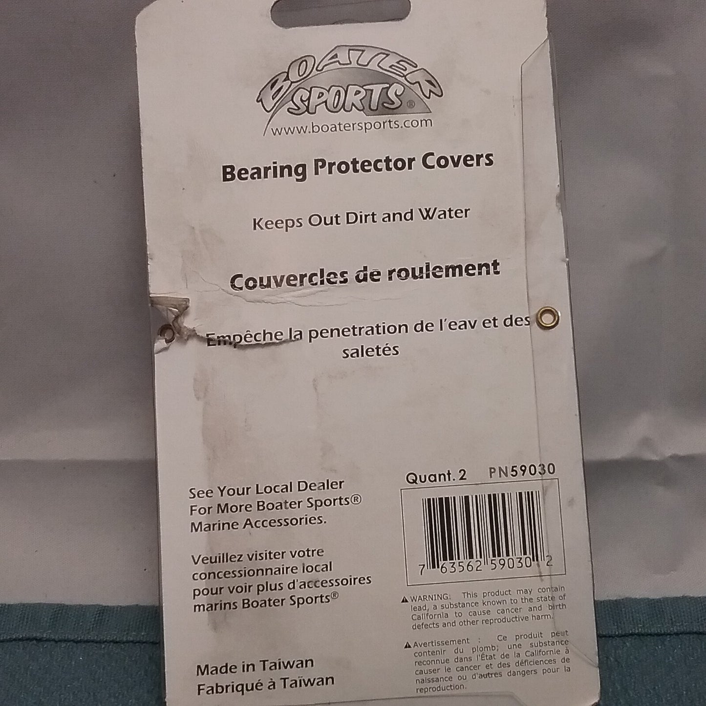 NEW BOATER SPORTS 59030 BEARING PROTECTOR COVER