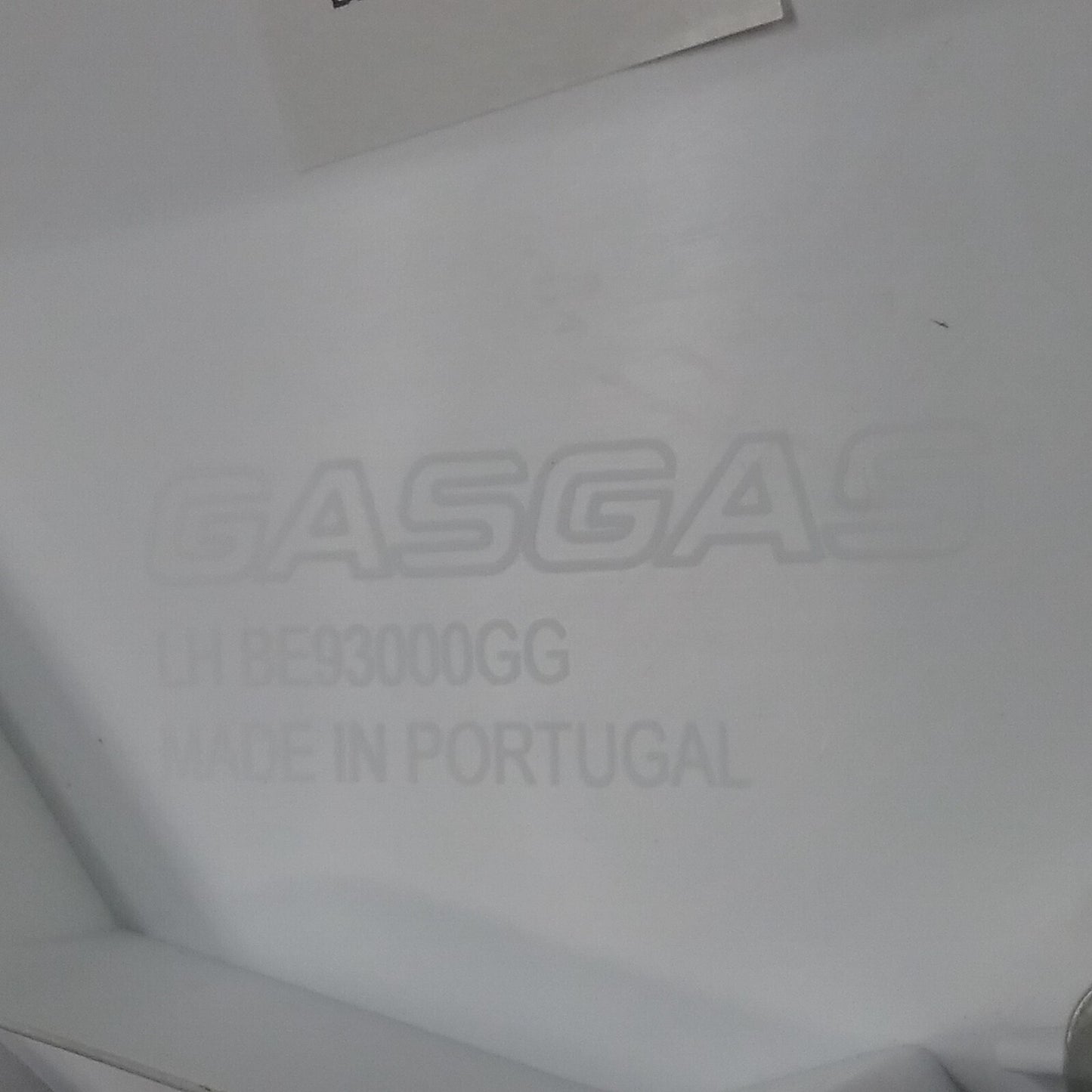 NEW GASGAS BE93000GG-CRB-1 R/L NUMBER PLATE SET, WHITE ENDURO