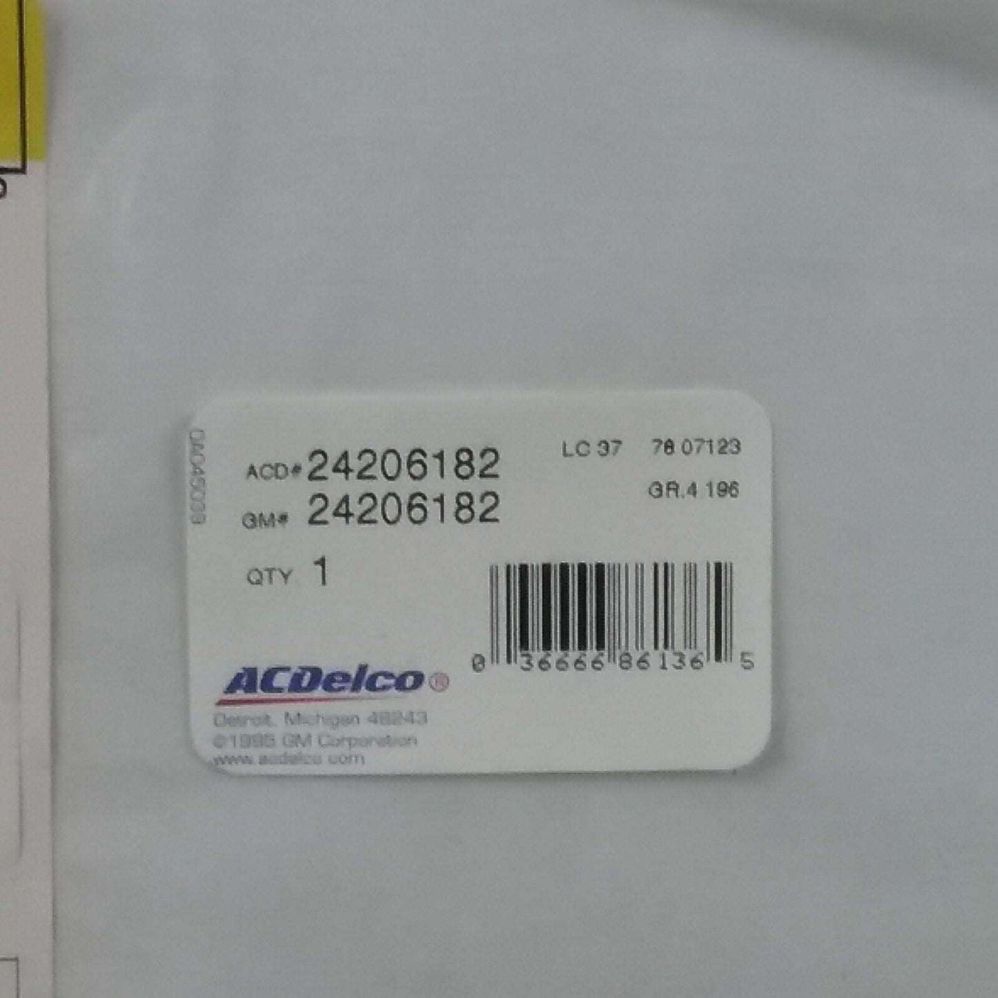 NEW ACDELCO 24206182 AUTOMATIC TRANSMISSION FLUID PAN GASKET