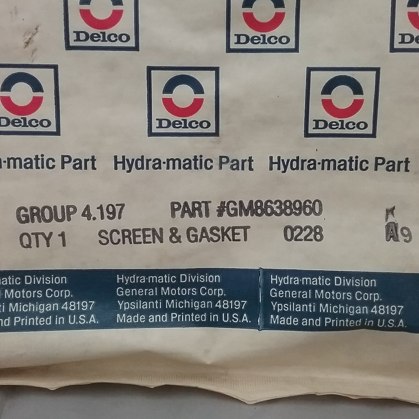 NEW ACDELCO 8638960 Filter Asm, Automatic Transmission Oil
