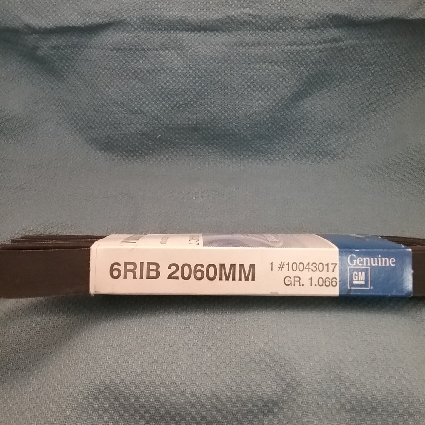 NEW GENUINE GM 10043017 Serpentine Belt 6 RIB-2060 MM GR. 1.066