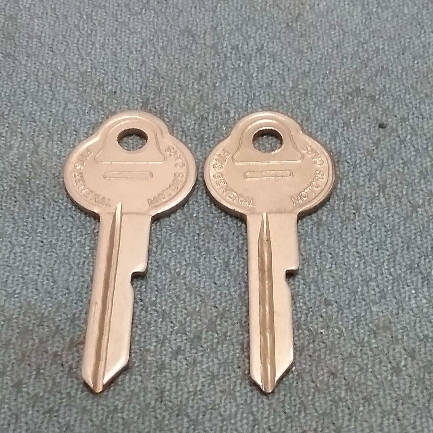 QTY 2 NEW CURTIS B-11 BLANK KEY FOR GM