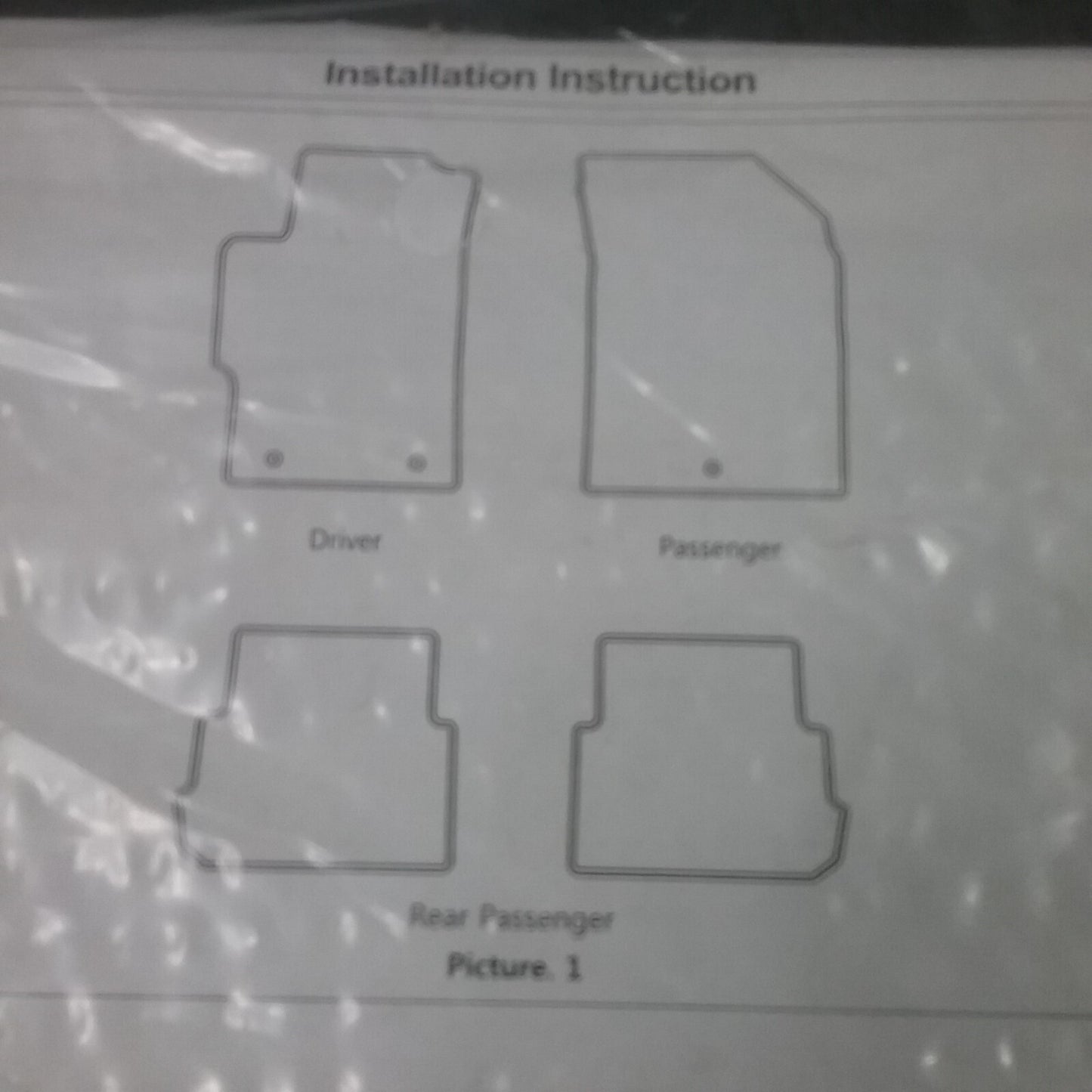 NEW GENUINE GM 95166321 Mat Pkg, Front & Rear Carpets