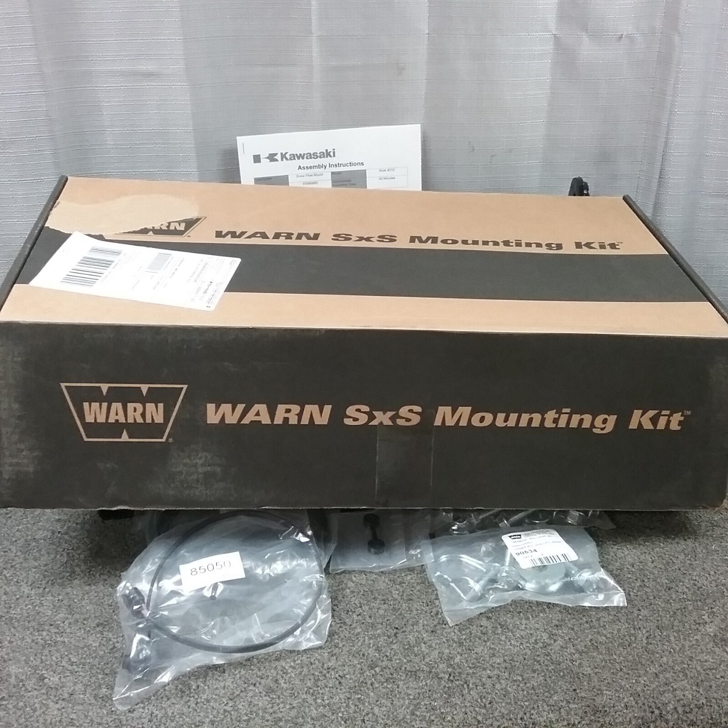 NEW WARN KW90480 PLOW MOUNT KAWASAKI MULE 4000 4010 2013-2020