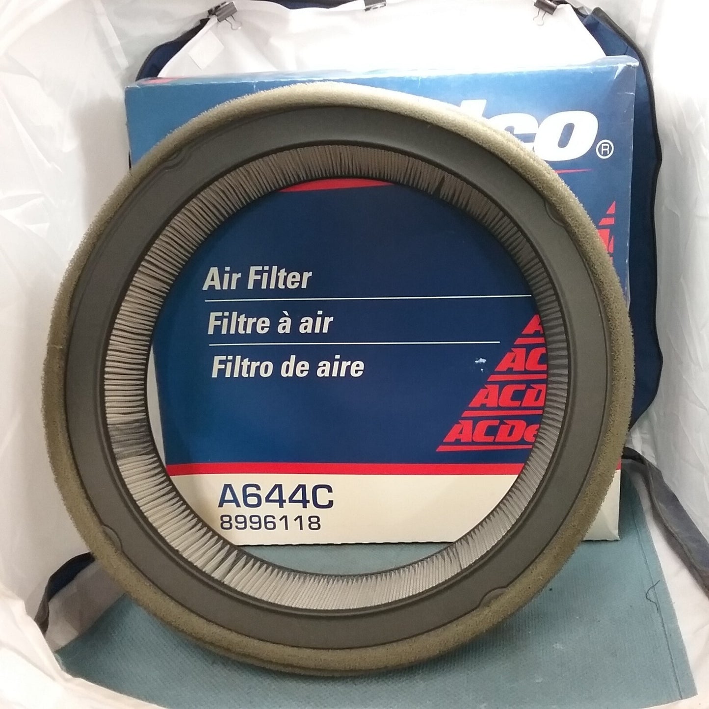 NEW ACDELCO A644C AIR FILTER GM 08996118