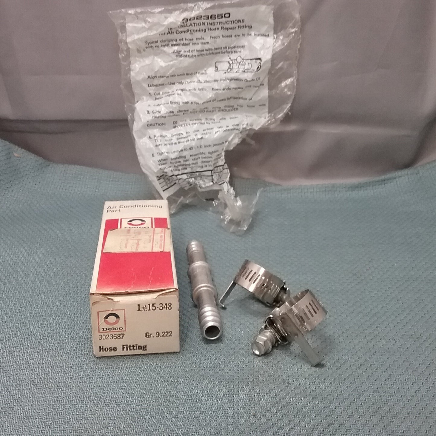 NEW ACDELCO 15-348 AIR CONDITIONING HOSE FITTING GM 3023687