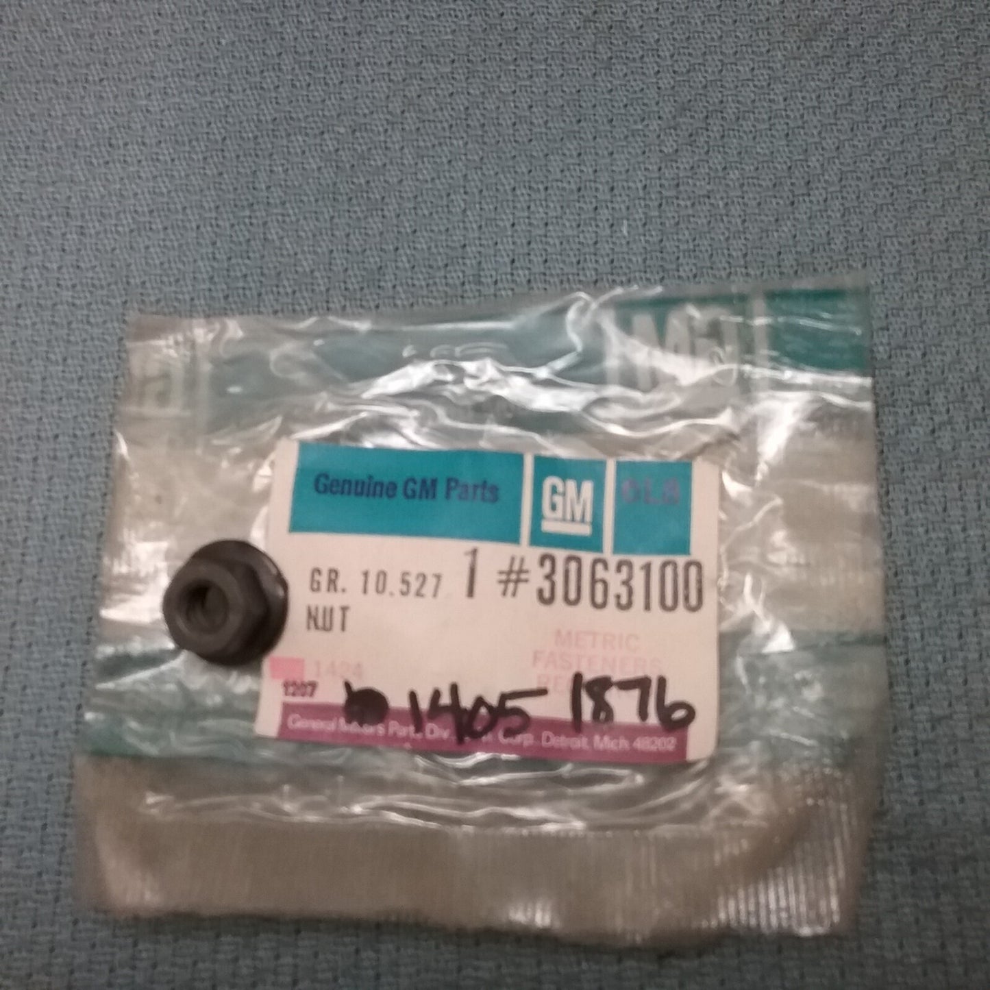 NEW GENUINE GM 3063100/14051876 HEX NUT