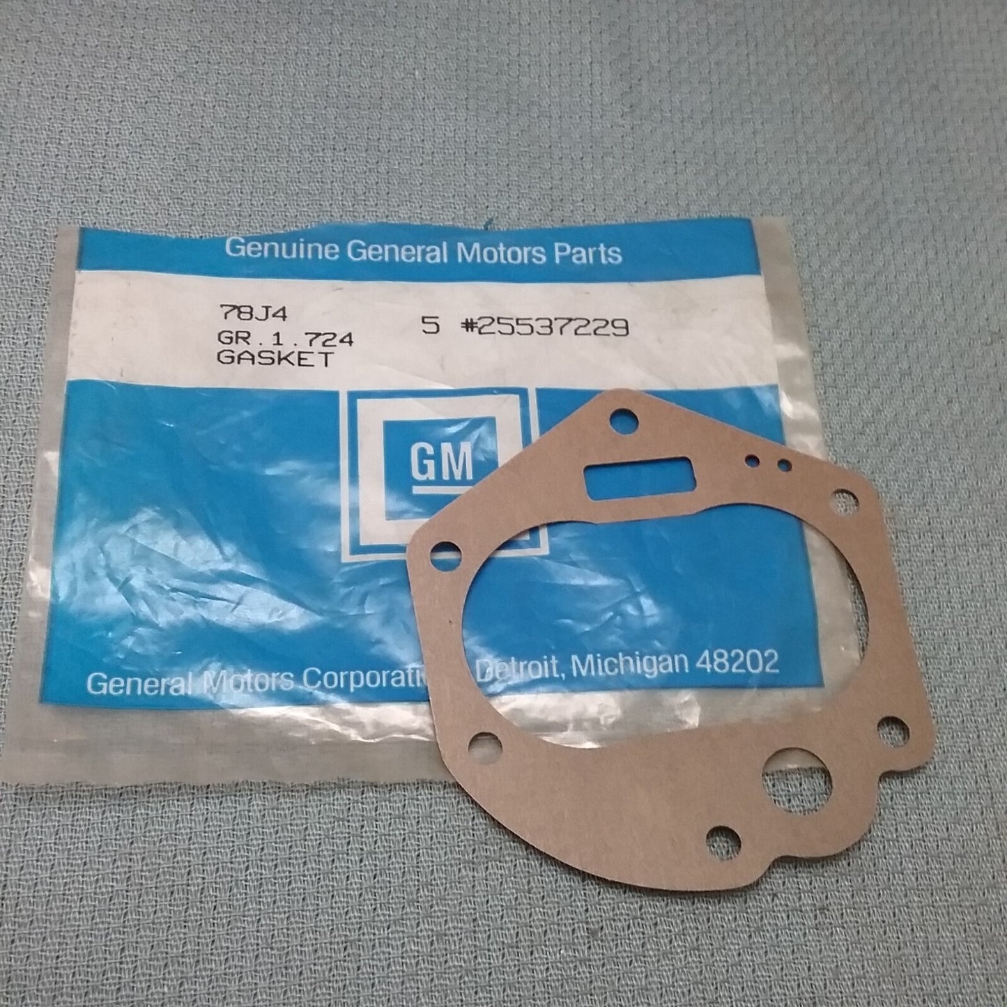 NEW GENUINE GM 25537229 Gasket, Oil Pmp Cover(Free Of Asbestos)