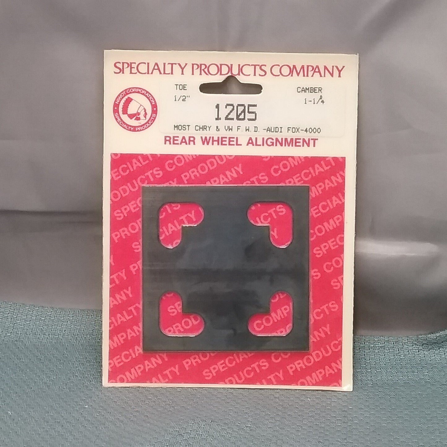 NEW SPC 1205 FULL CONTACT REAR WHEEL ALIGNMENT SHIM CAMBER 1-1/4"/TOE 1/2"