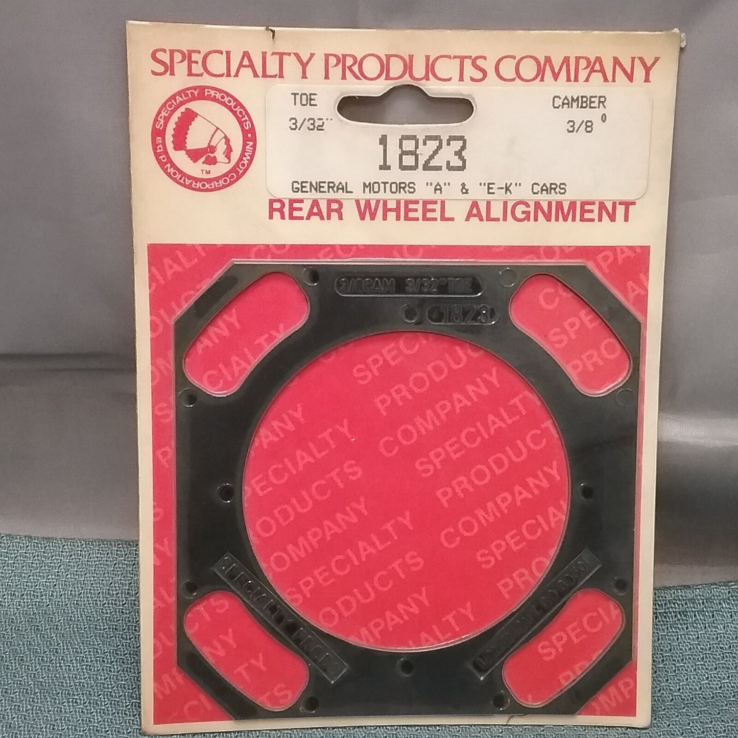 NEW SPC 1823 FULL CONTACT REAR WHEEL ALIGNMENT SHIM CAMBER 3/8"/TOE 3/32"
