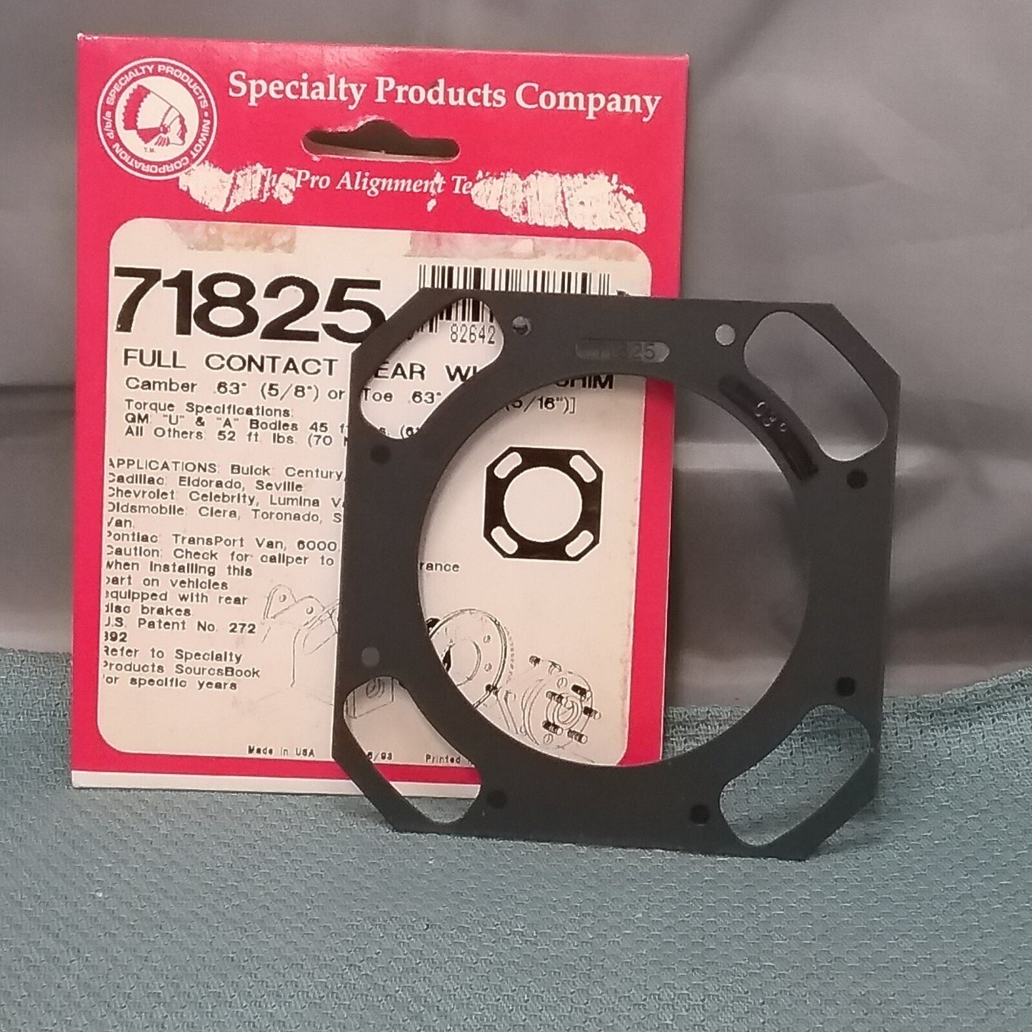 NEW SPC 71825 FULL CONTACT REAR WHEEL ALIGNMENT SHIM CAMBER 5/8"/TOE 5/16"