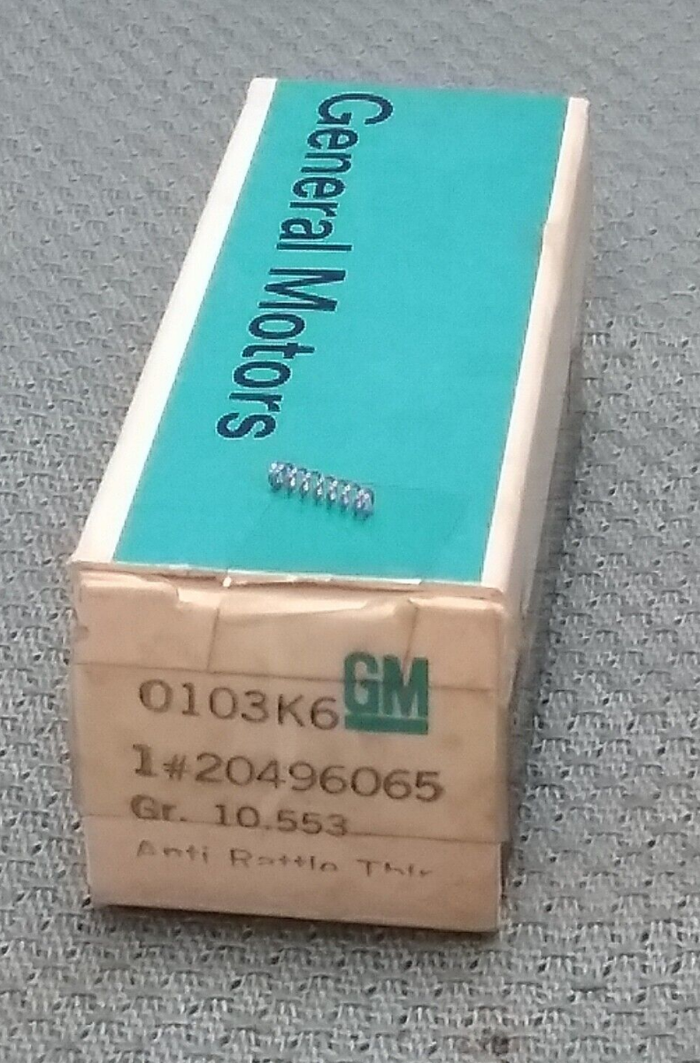 NEW GENUINE GM 20496065 Spring, Instrument Panel Compartment Door Lock Cylinder