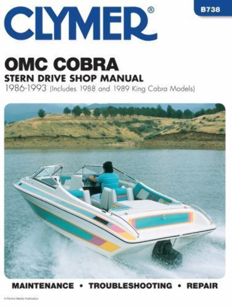 CLYMER OMC COBRA B738 STERN DRIVES SHOP MANUAL 024185761075