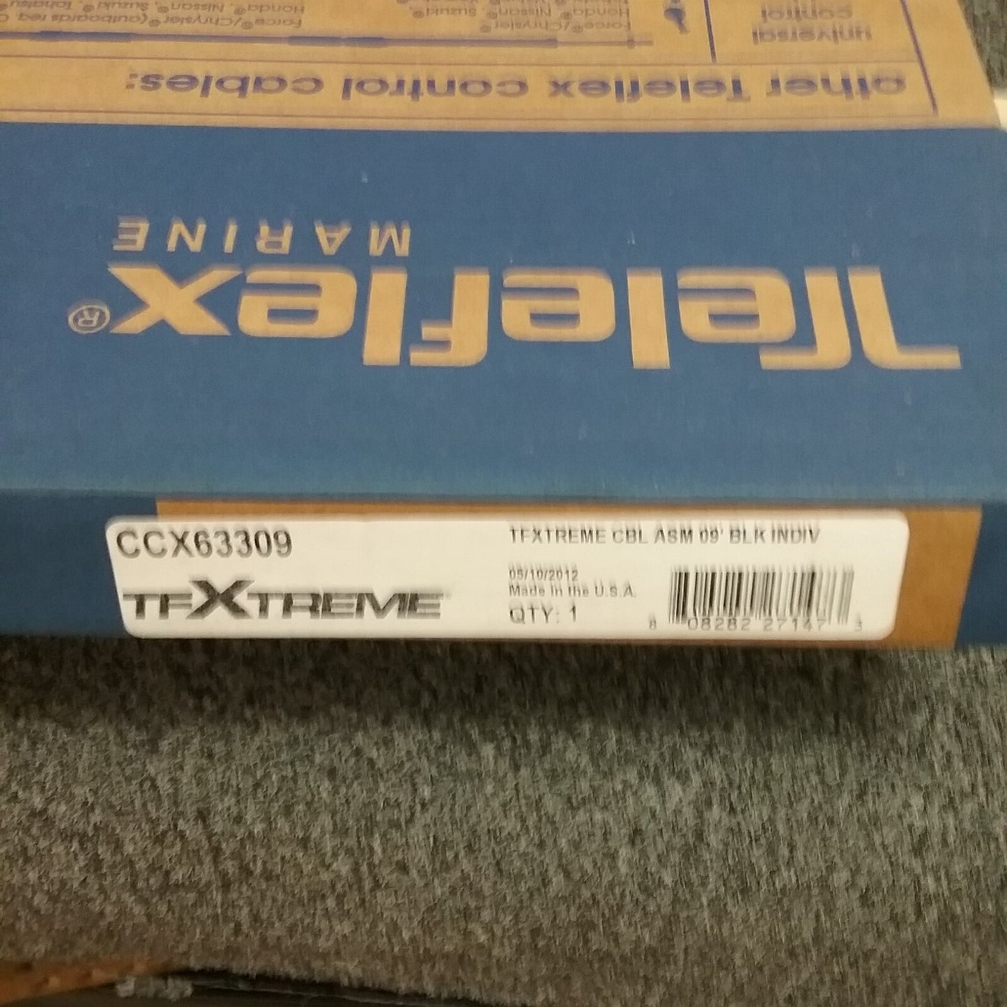 NEW TELEFLEX CCX63309 Control Cable Assembly, 3300 TFXtreme, 9'