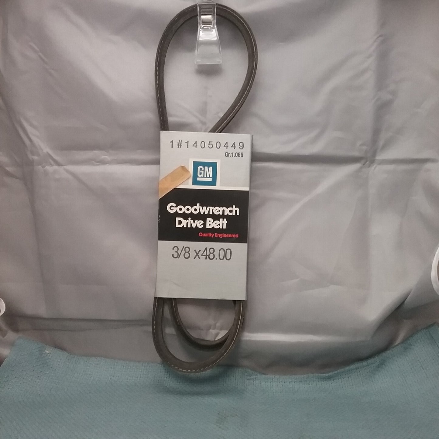 NEW GENUINE GM 14050449 SERPENTINE BELT 3/8X48.00 GR 1.066