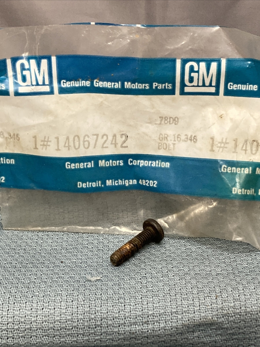NEW GENUINE GM 14067242 SECONDARY AIR INJECTION PUMP BOLT GR 16.346