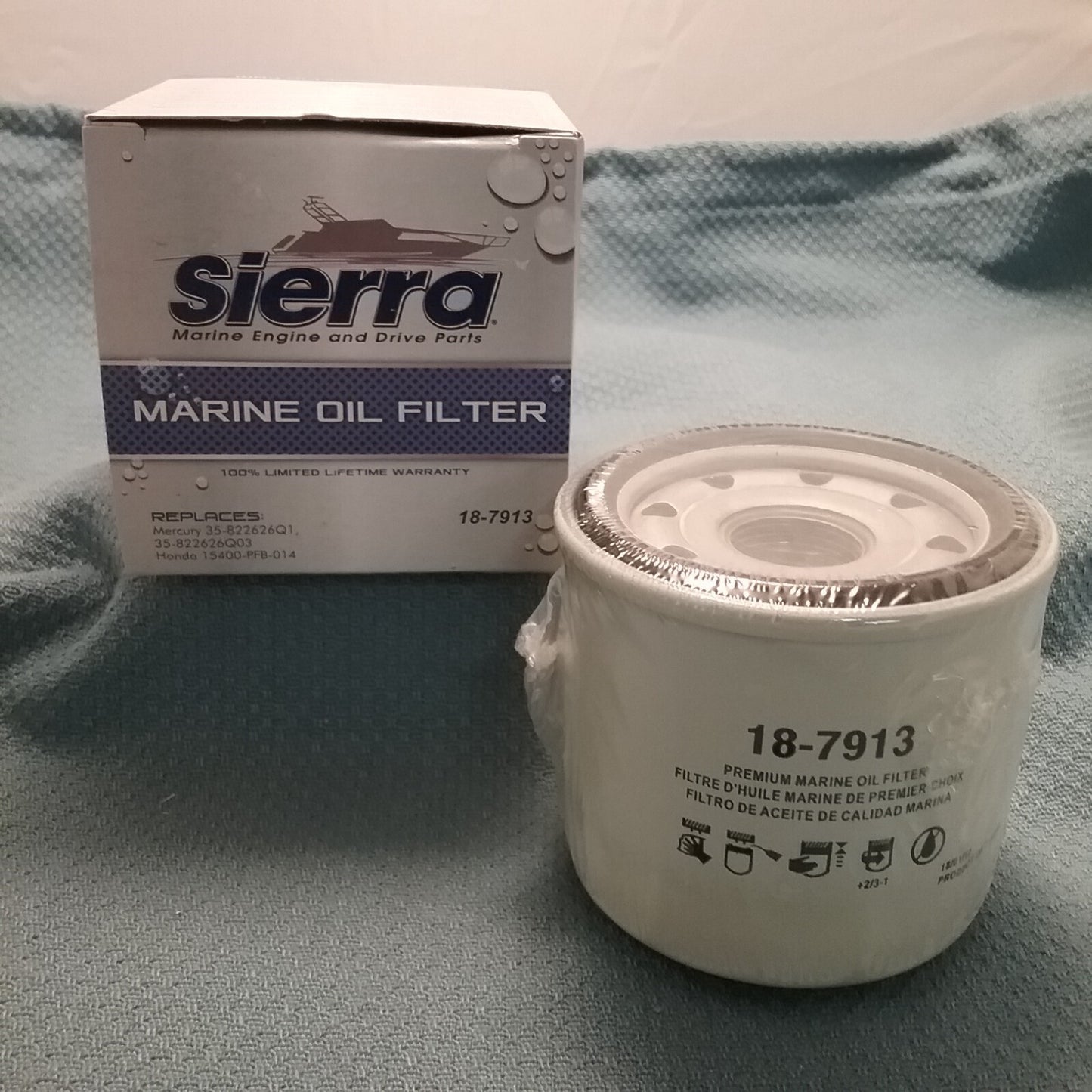 NEW SIERRA 18-7913 Marine Oil Filter