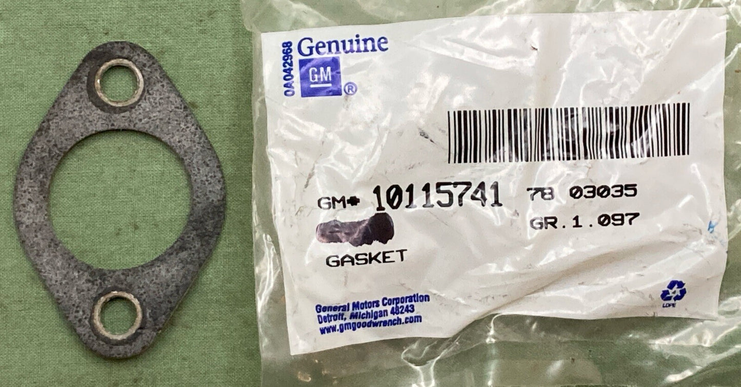 QTY 2 NEW GENUINE GM 10115741 GASKET, THERMOSTAT BYPASS PIPE GR 1.097