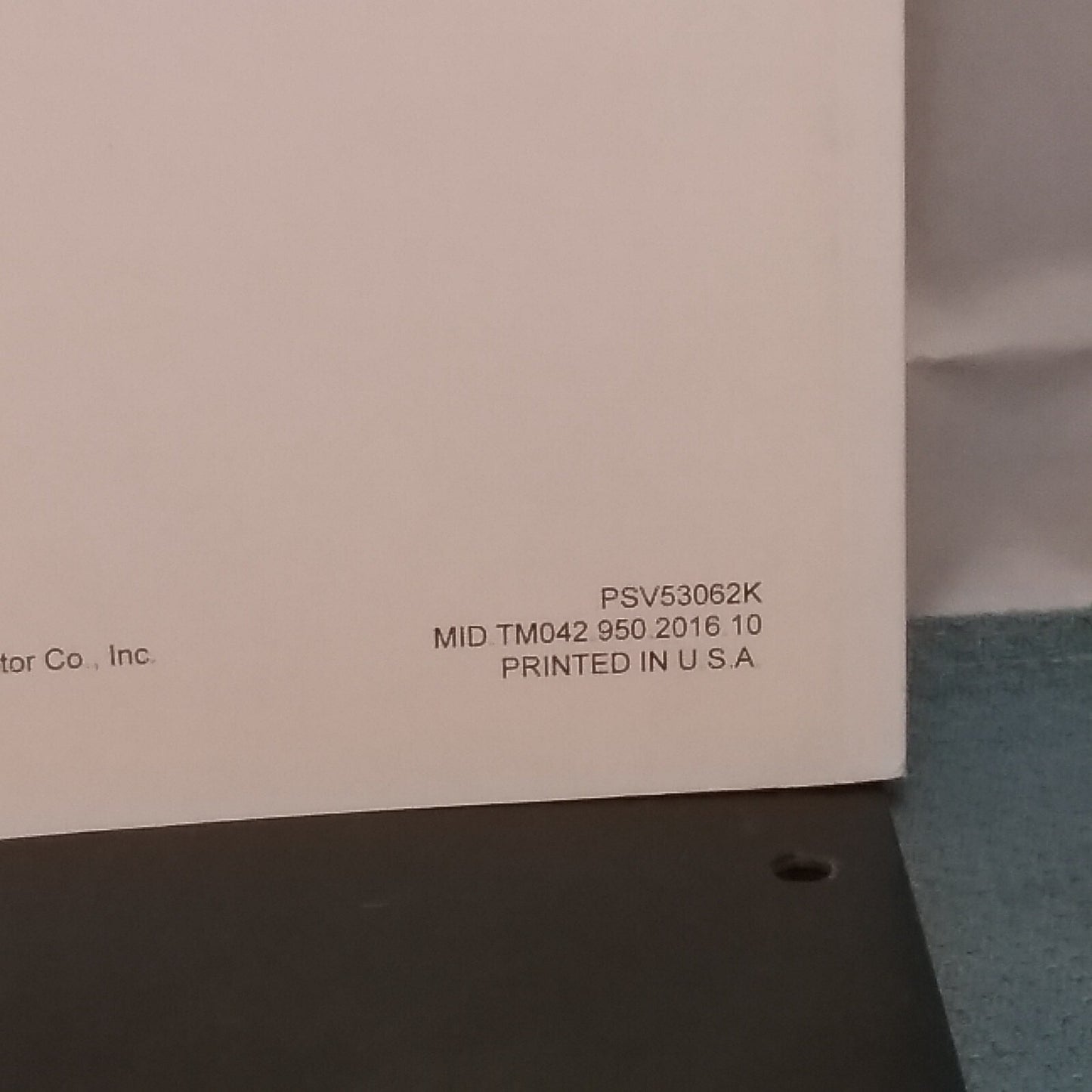 HONDA MARINE TM042 SPECS MANUAL 2016-2017 PSV53062K