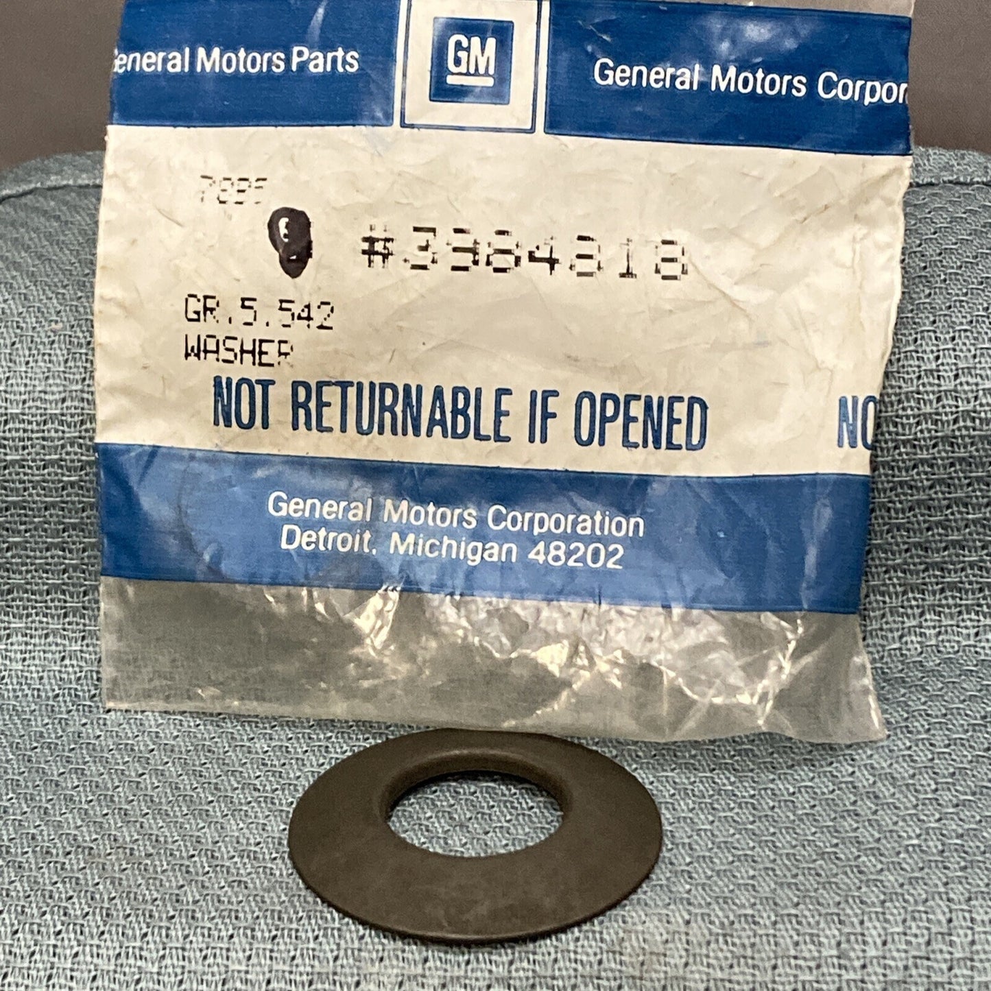 NEW GENUINE GM 3984818 WASHER, DIFF PINION GEAR THRUST 1982-2021 GR 5.542