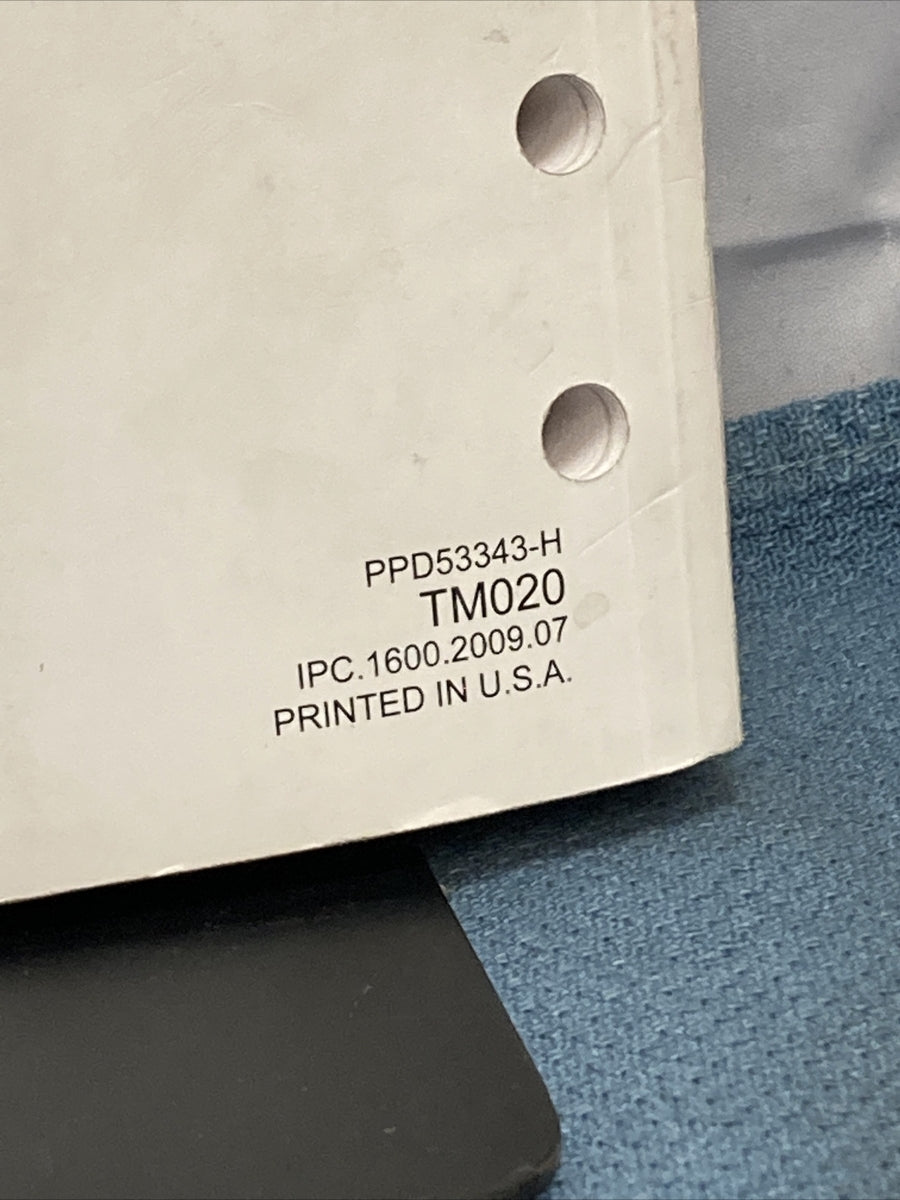 HONDA MARINE TM020 RIGGING GUIDE 2010 PPD53343-H