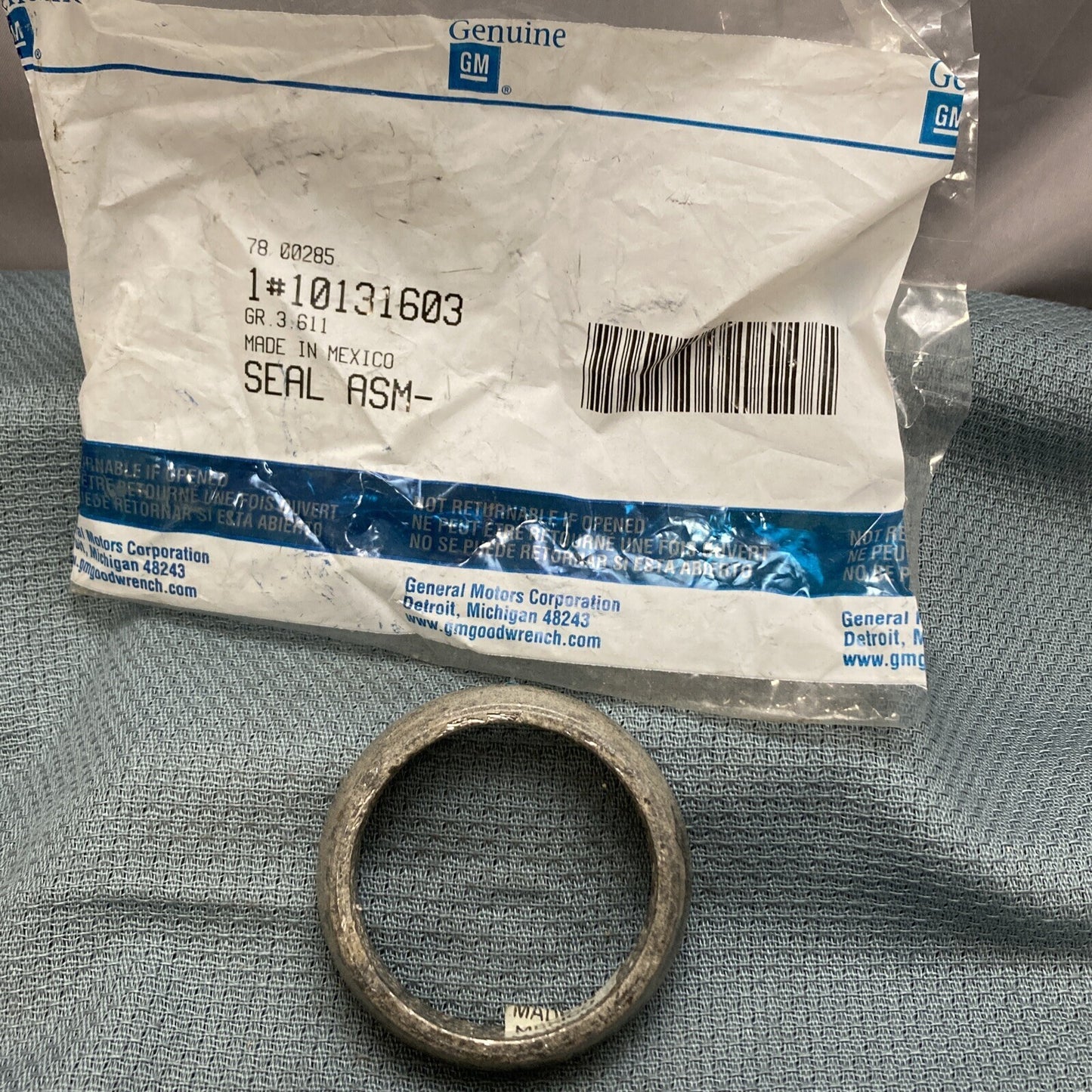 NEW GENUINE GM 10131603 SEAL ASSEMBLY, EXHAUST MANIFOLD PIPE 1987-1991 GR 3.611