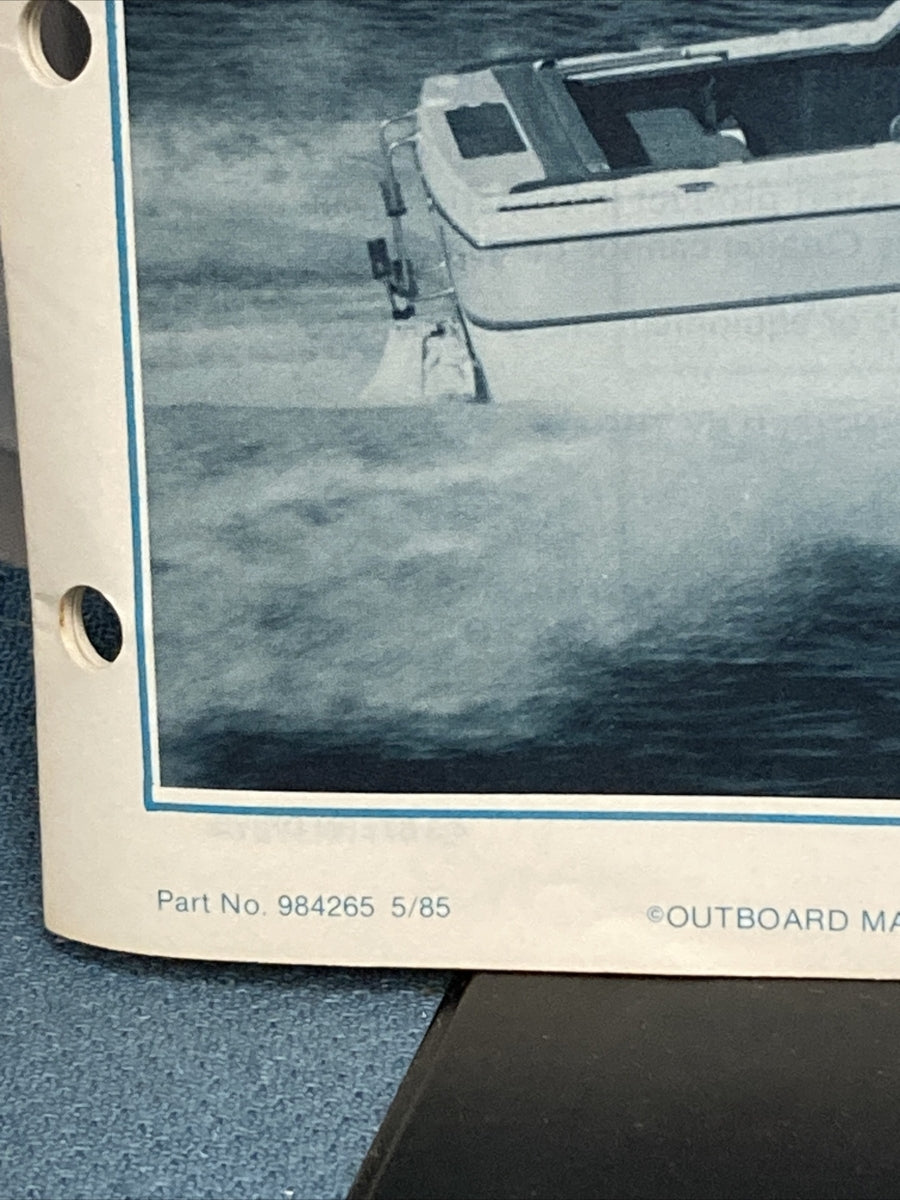 OMC 984108, 984115-984117, 984265 STERN DRIVE PARTS CATALOGS