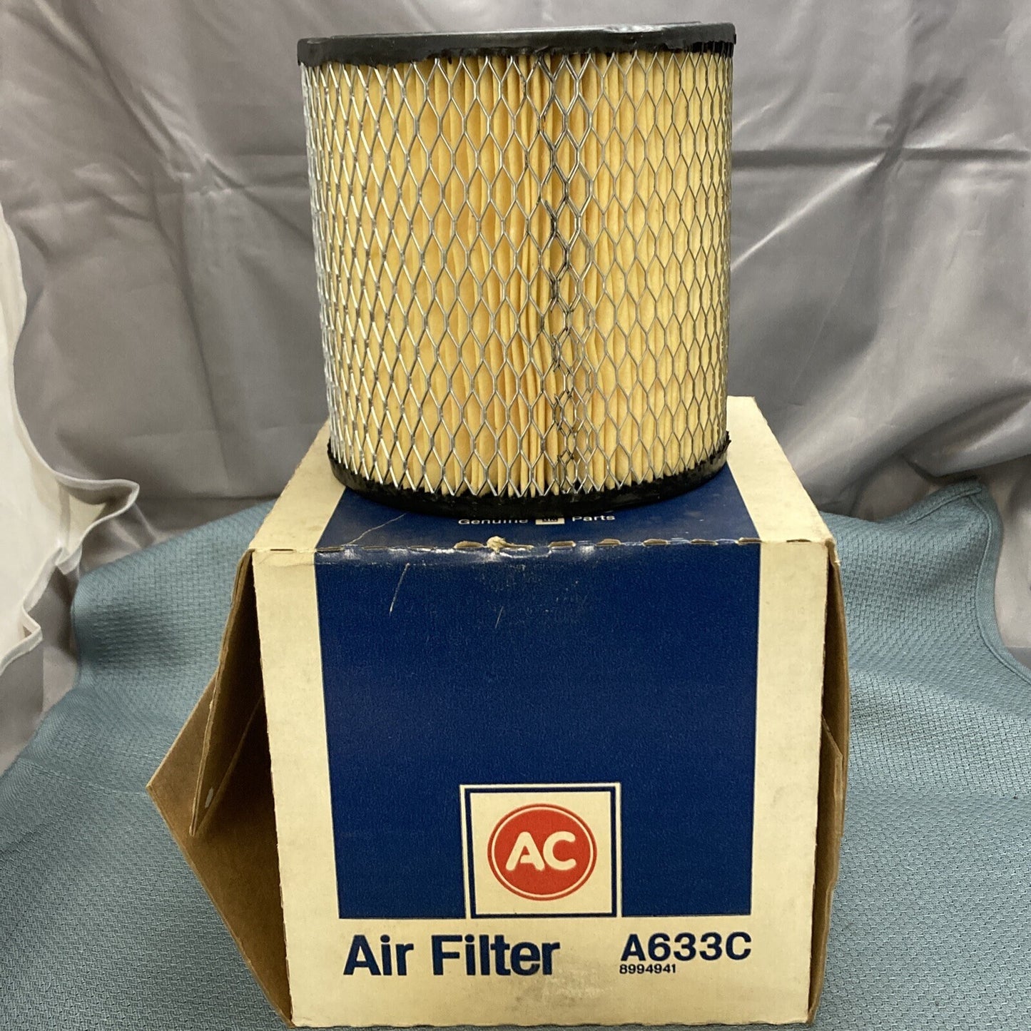 NEW ACDELCO A633C ELEMENT, AIR FILTER GM 8994941
