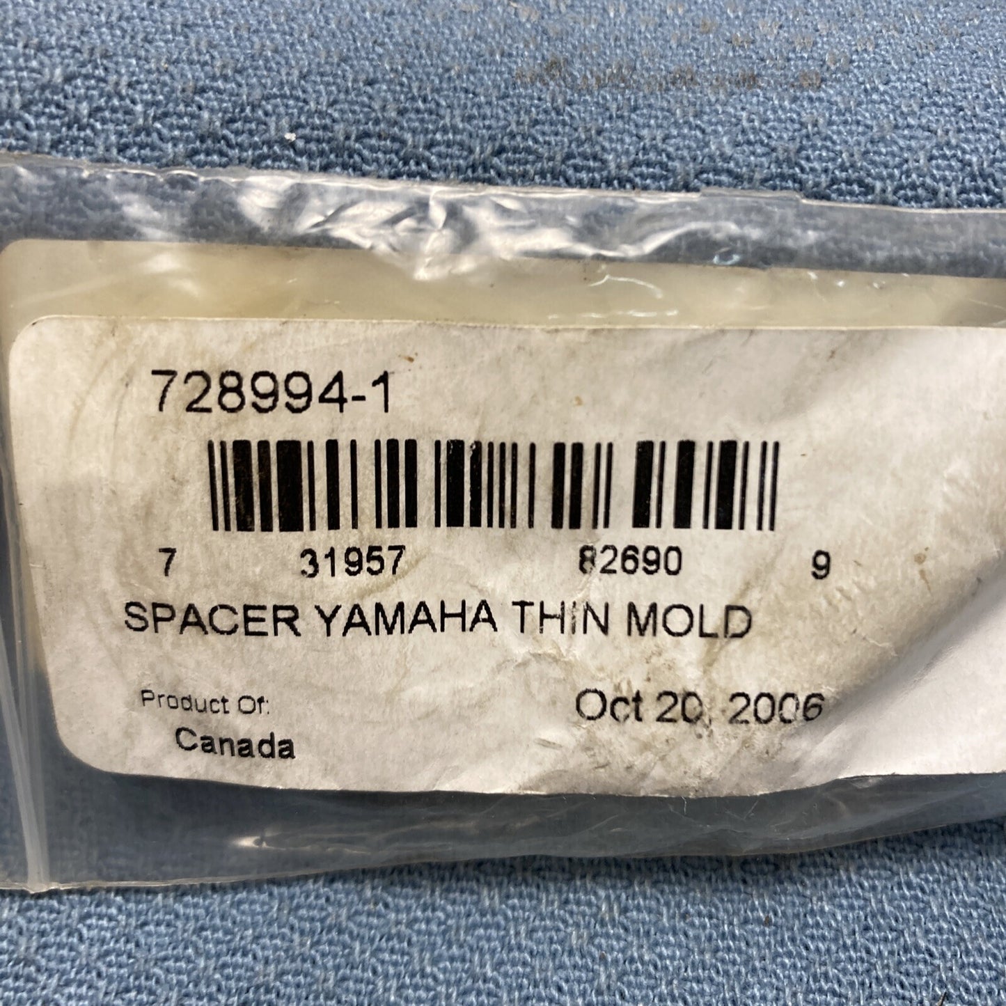 NEW KIT, TELEFLEX 113330 HEX CAP 3/8X1-3/8 SCREW AND YAMAHA 728994-1 SPACER