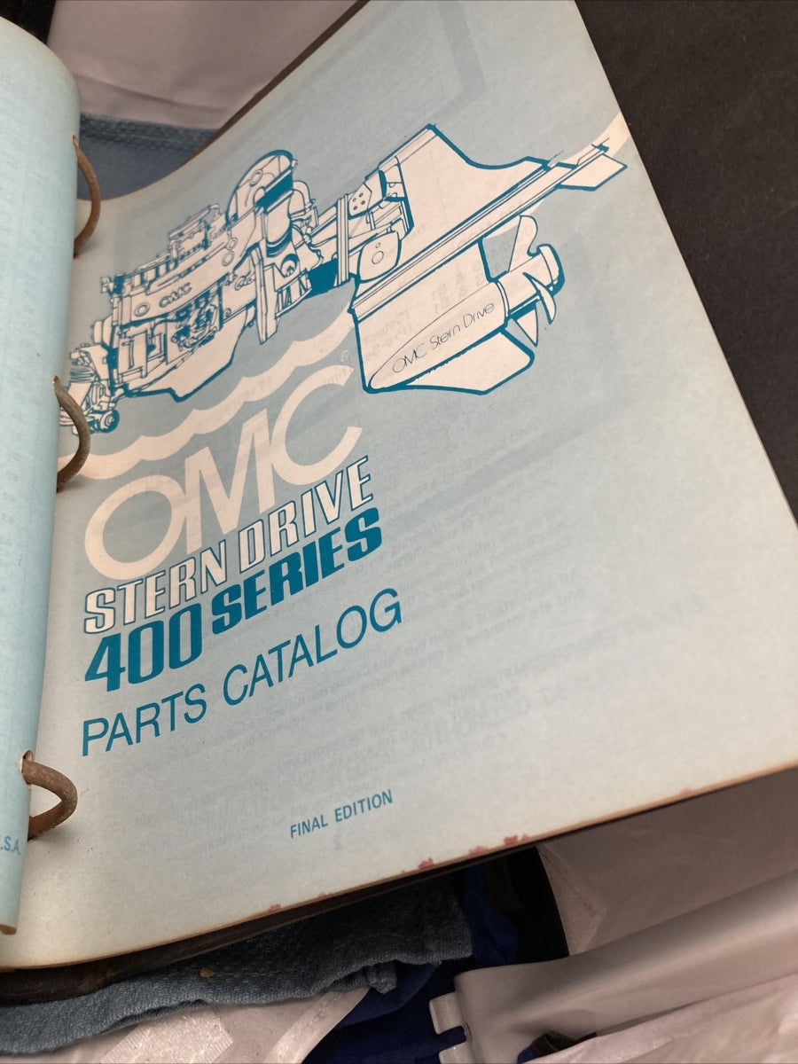 OMC COBRA SDL-1091, SDL-1001, 982249-982252 STERN DRIVES PARTS CATALOGS/MANUALS