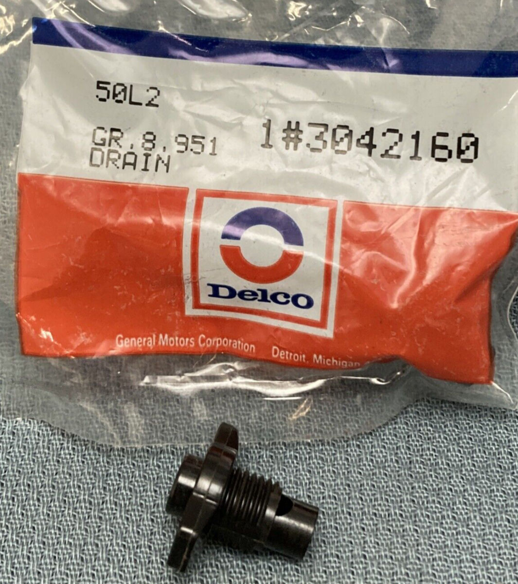NEW ACDELCO 3042160 DRAIN COCK, 1/4, 18X1", PLASTIC *BLACK 1991-1993 GR 8.951