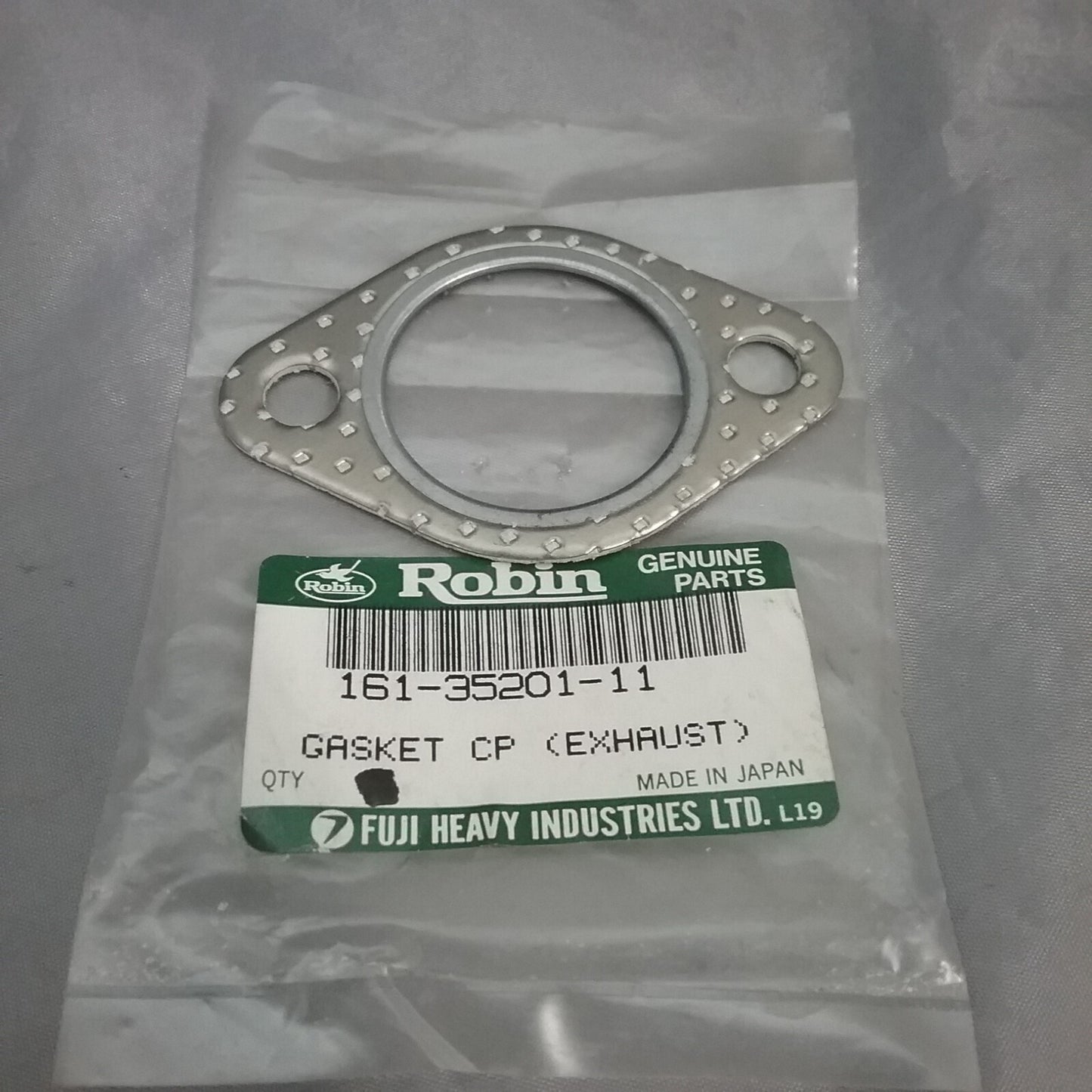 NEW ROBIN SUBARU 161-35201-11 EXHAUST GASKET SUERSEDED BY 161-35202-07