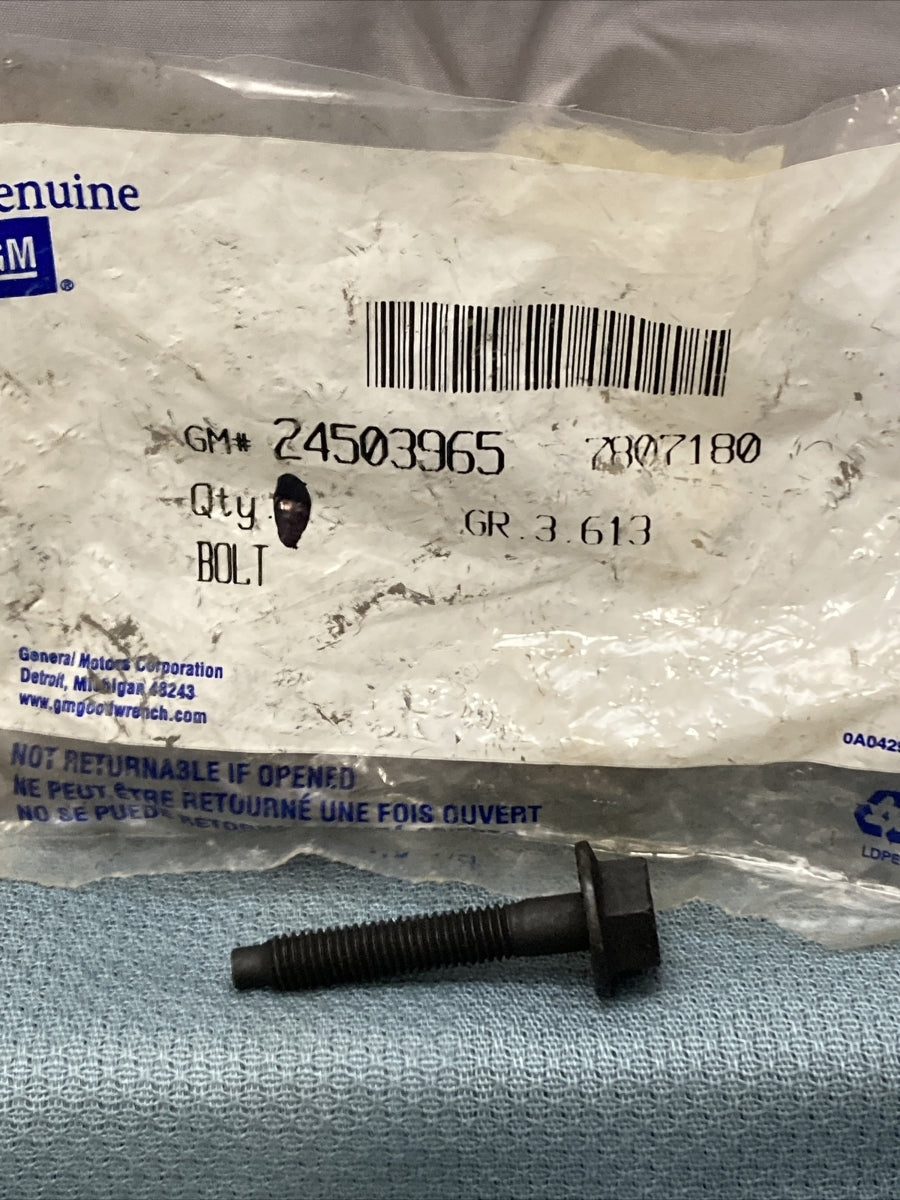 NEW GENUINE GM 24503965 BOLT/SCREW, EXHAUST MANIFOLD PIPE 1995-2002 GR 3.613